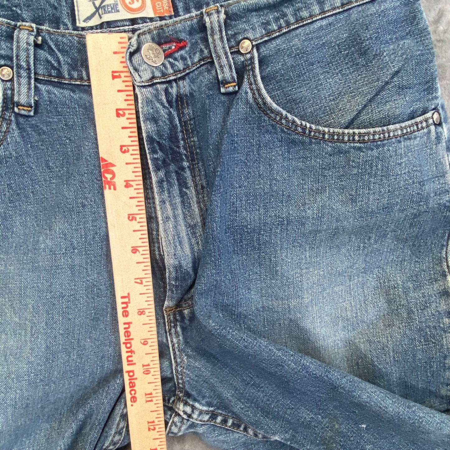 Wrangler Men's 20Xtreme Boot Cut Jeans Size 34x32 Blue Denim