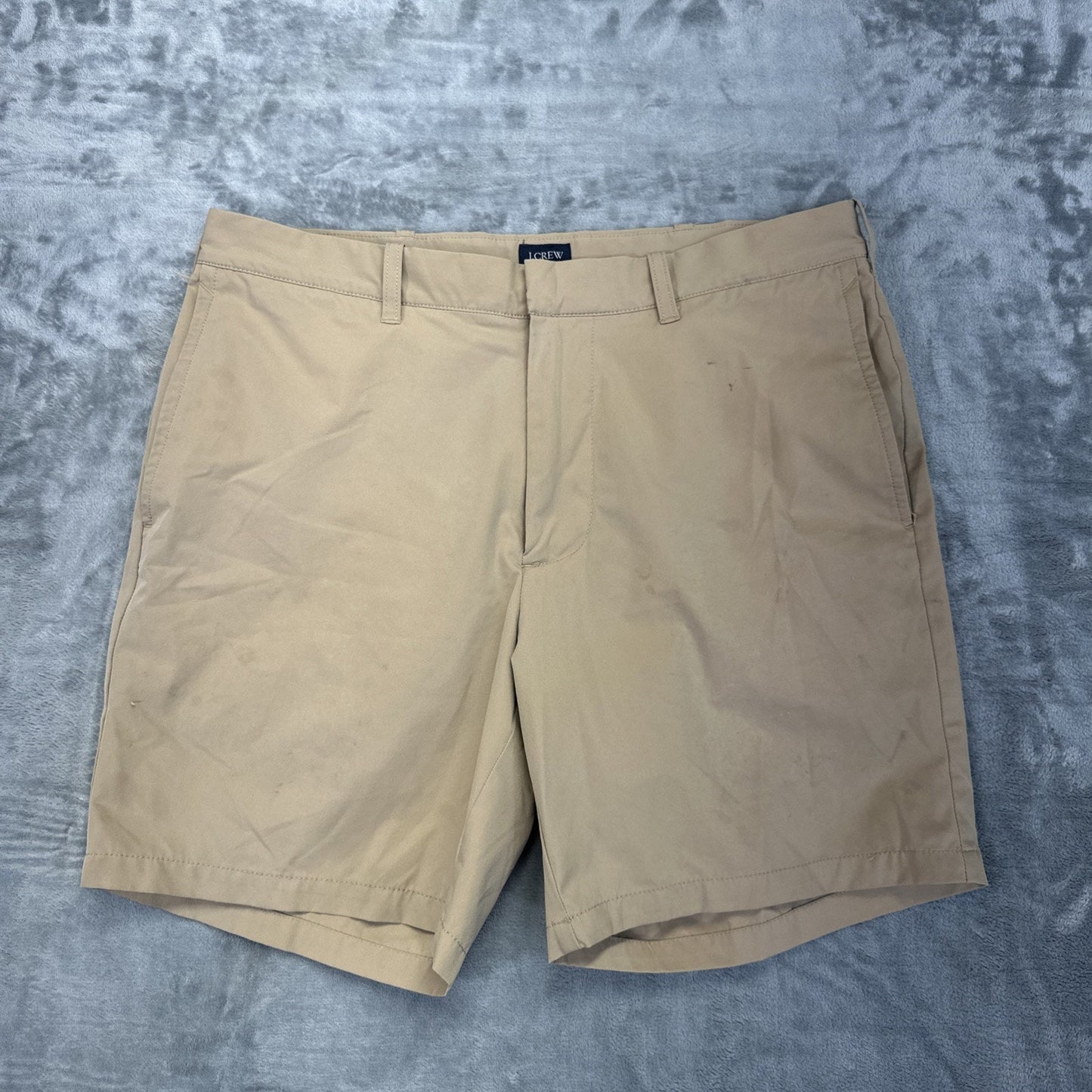 Lot of 3 J Crew Chino Shorts Men's Size 32 Tan Khaki Shorts Casual