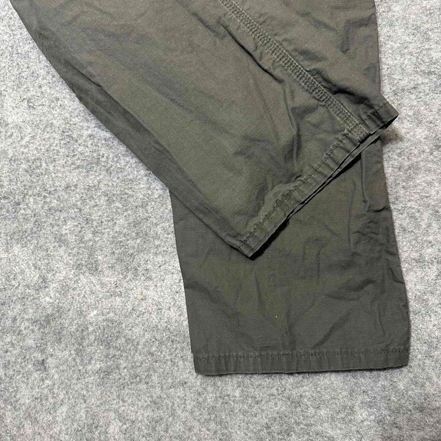 Wrangler Workwear Men's Bootcut Cargo 5 Pocket Design Pants 38x32 Green Dark