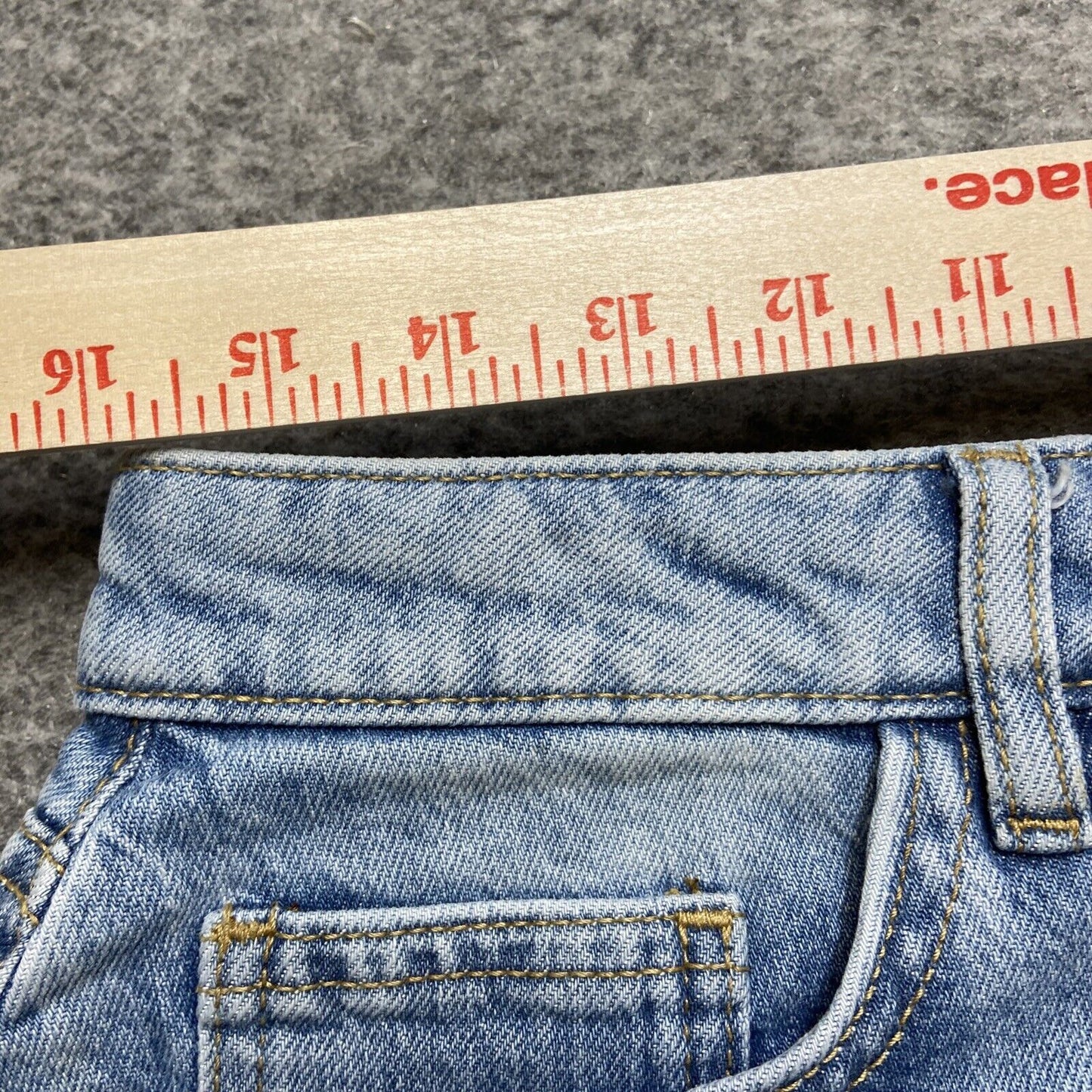 Fat Face A Line Maxi Denim Skirt Women's Size 14R Light Blue Denim