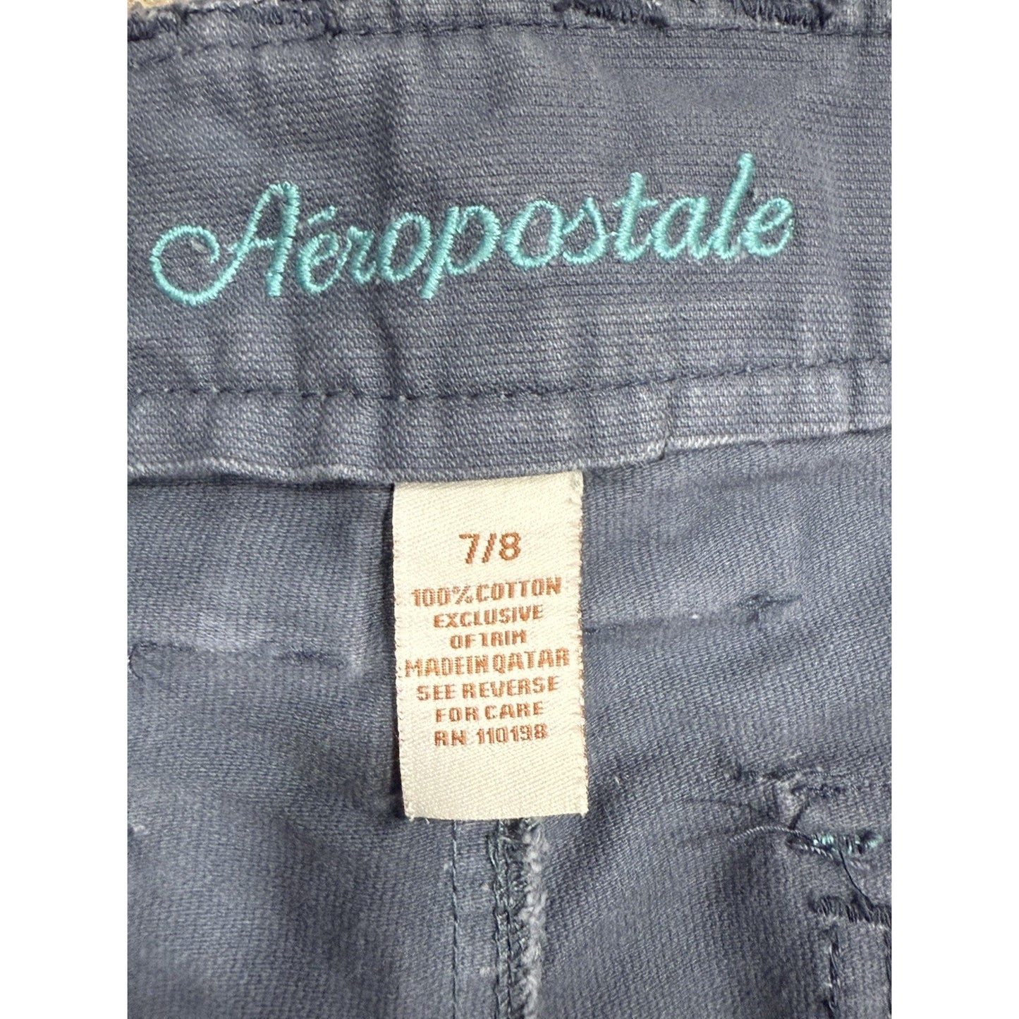 Aeropostale Blue Women's Stretch Pants Size 7/8