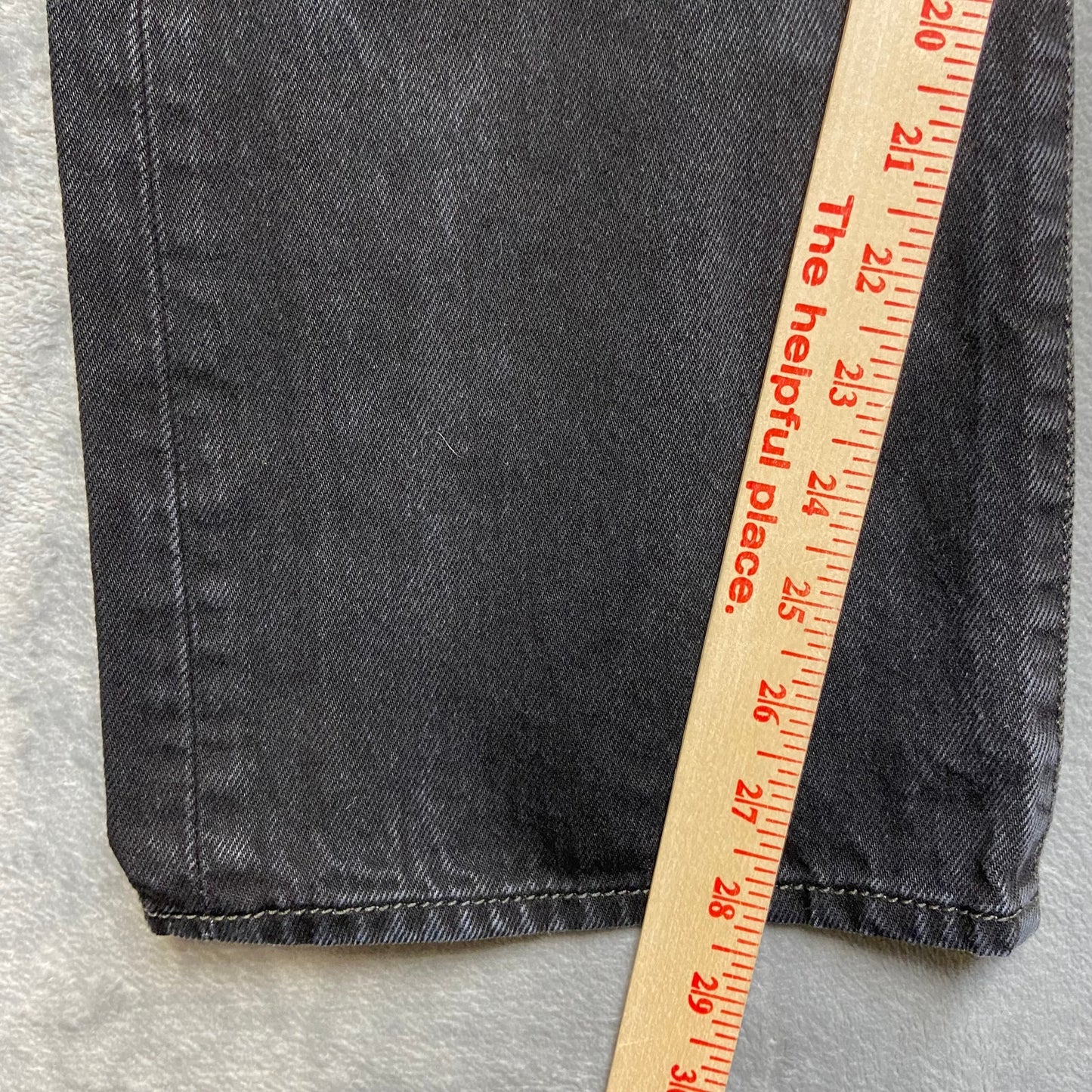 Levi's 501 Straight Jeans Men's Size 38x30 Black Button-Fly Denim