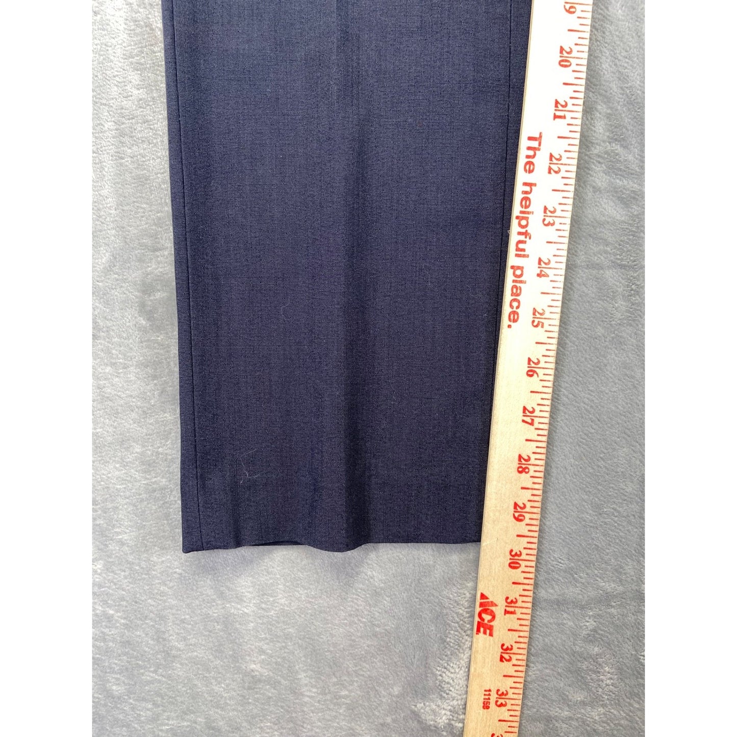 Calvin Klein Men's Dress Pants Straight Size 30x30 Navy Blue Formal