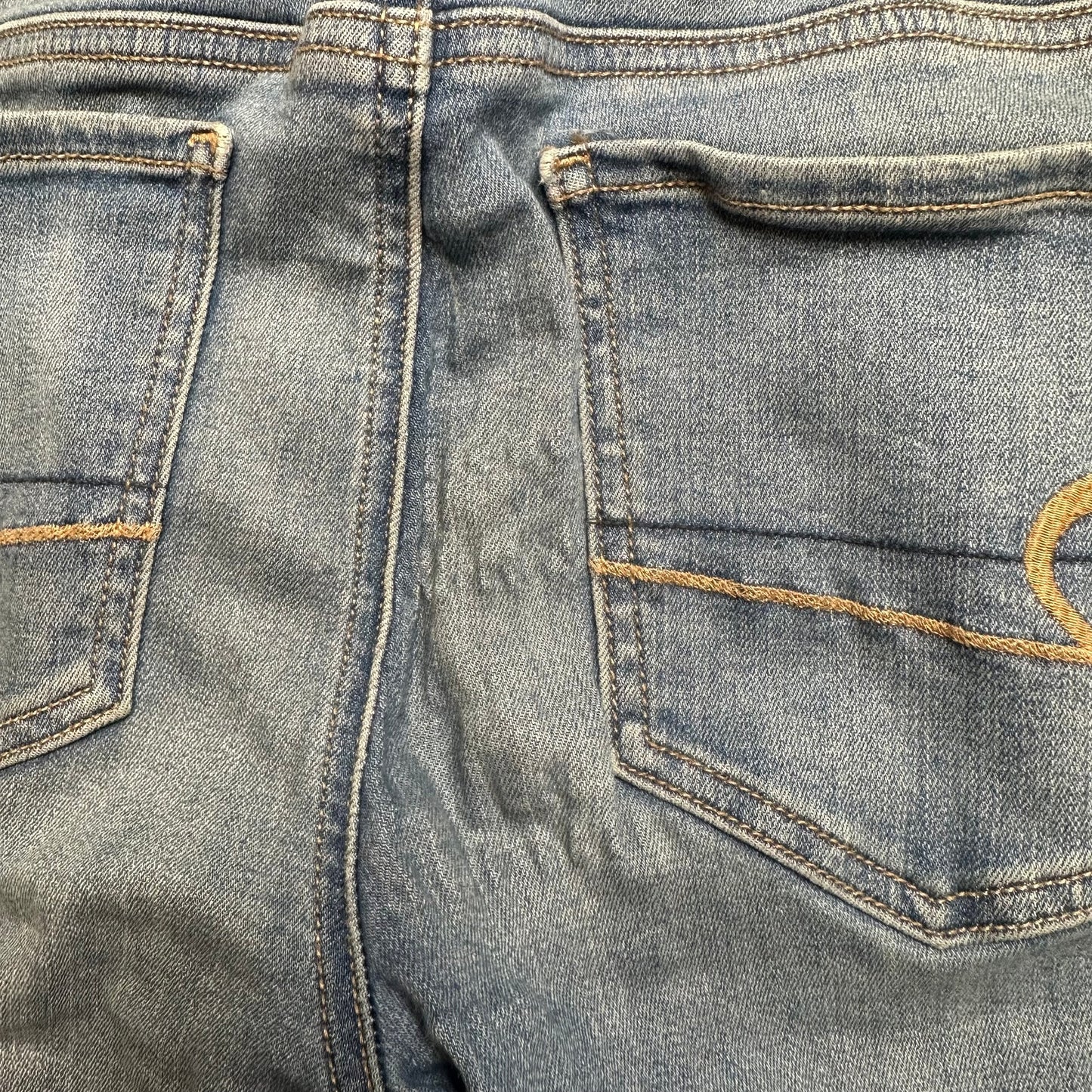 American Eagle Next Level Stretch Jegging Women’s Size 8 R Light Blue Denim