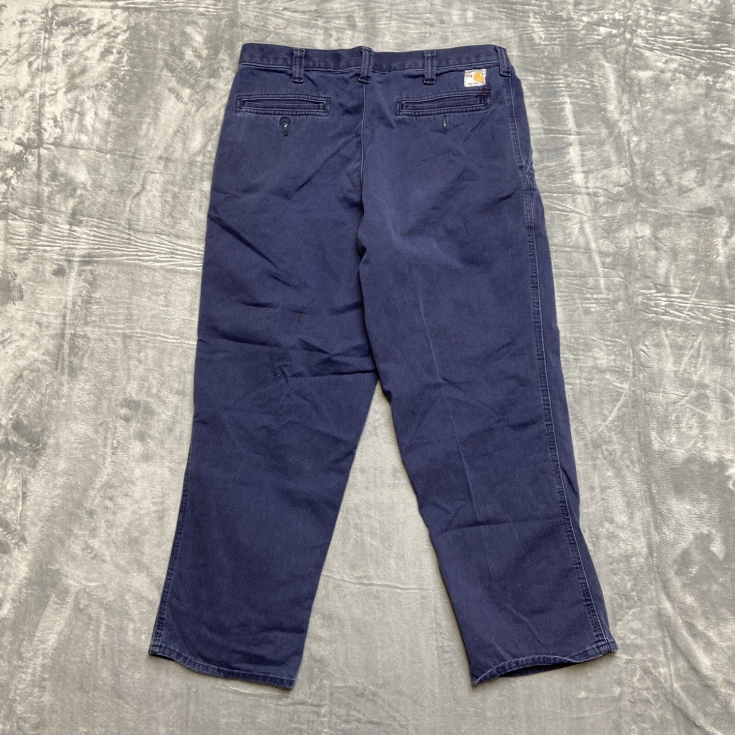 Lot of 5 Carhartt FR Chino / Cargo Pants Men's Size 32x28 Blue Grade A/B