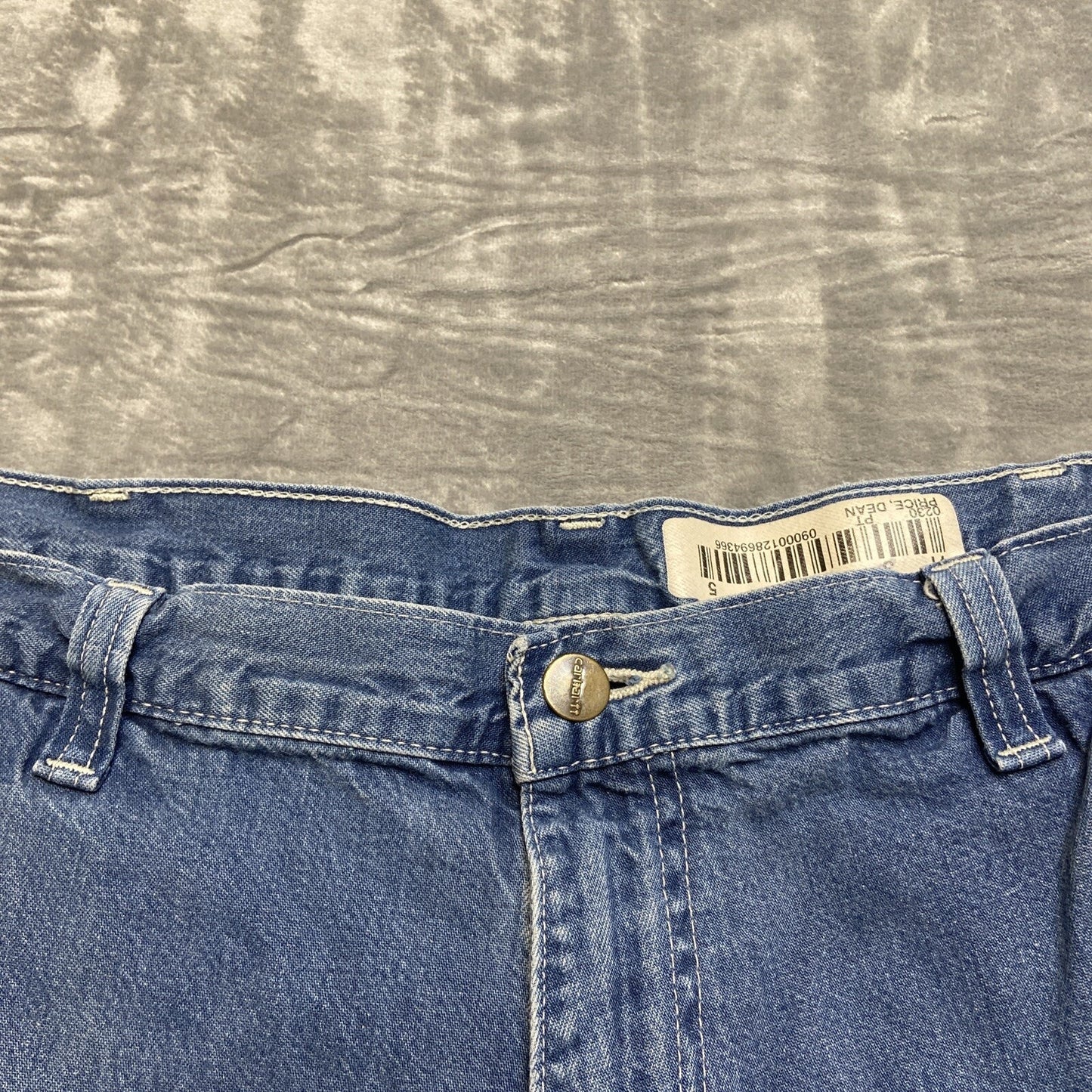 Carhartt Dungaree Fit Jeans Men’s Size 38x30 Blue Denim