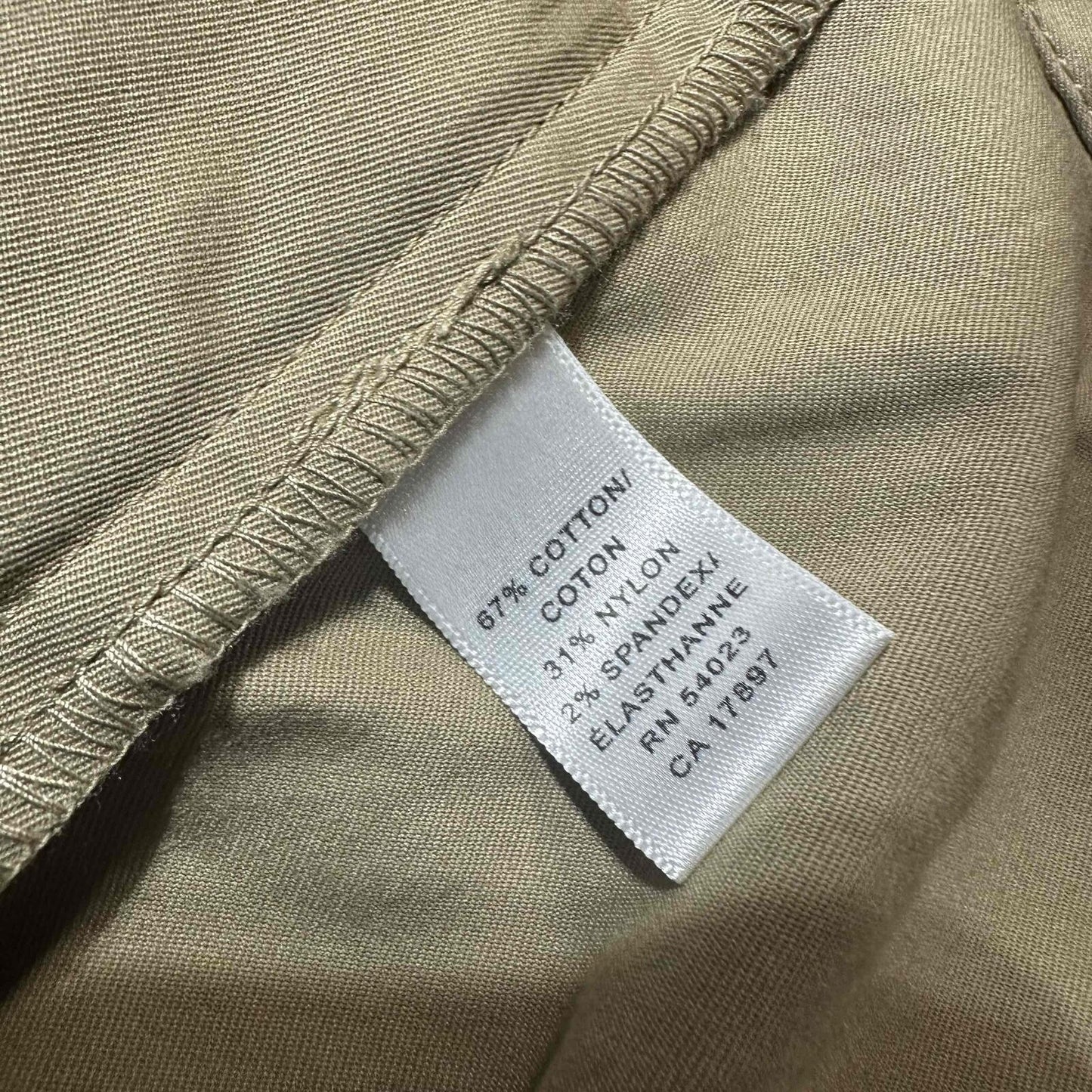 Banana Republic Harrison Women's Chino Pants Size 4 Khaki Brown Medium Wash