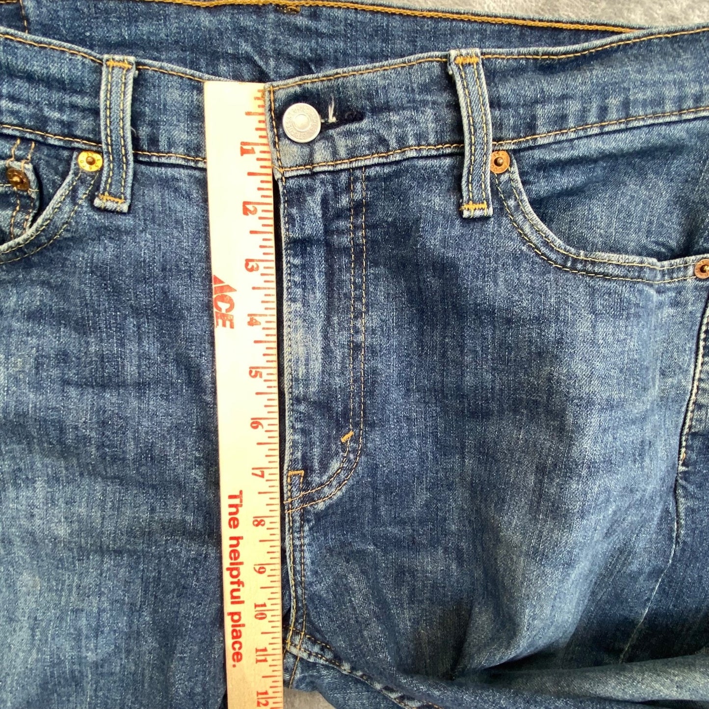 Levi's 510 Skinny Men's Jeans 33x32 Blue Denim Casual