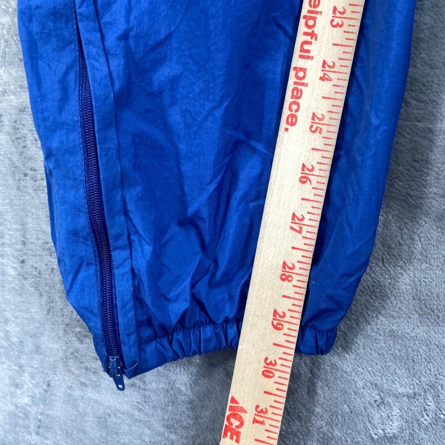 Vintage Nike Men's Lined Track Pants Size M Blue Elastic Waist Nylon