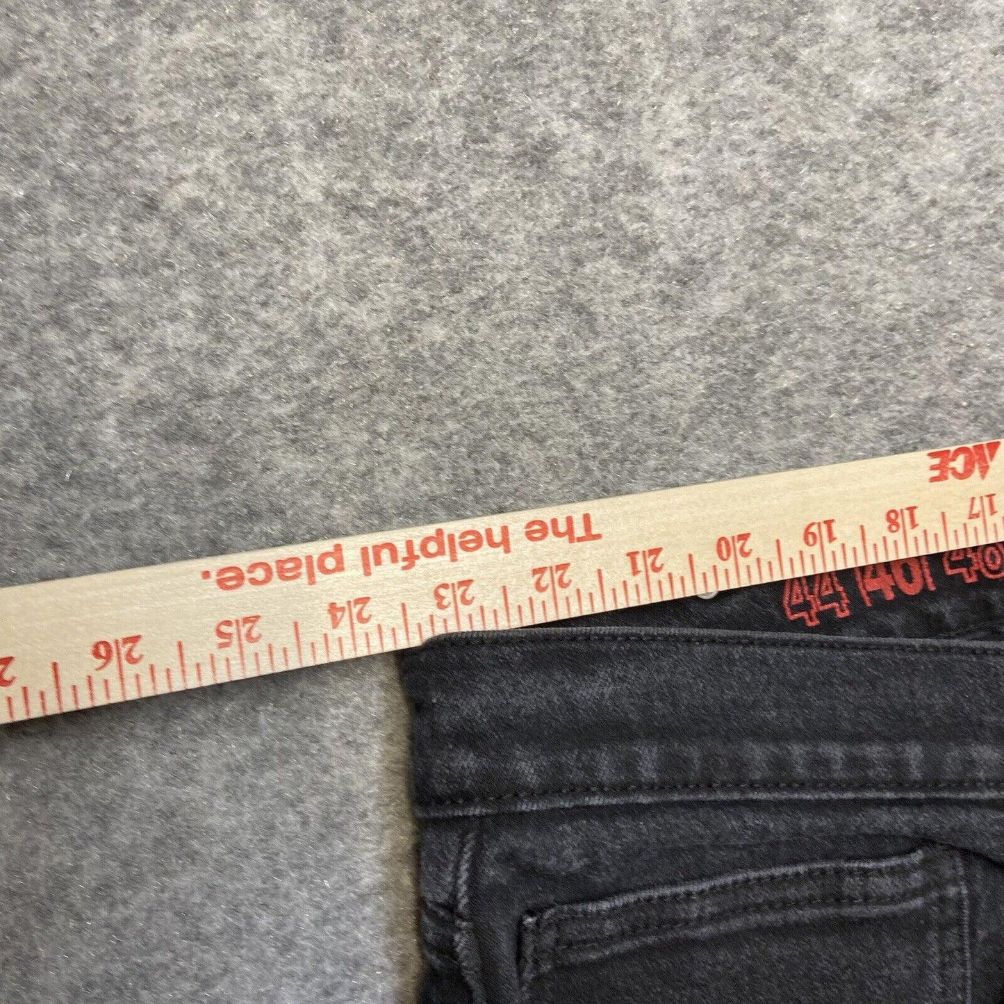 Linea Uomo Relaxed Straight Jeans Men's Size 46x30 Black Denim