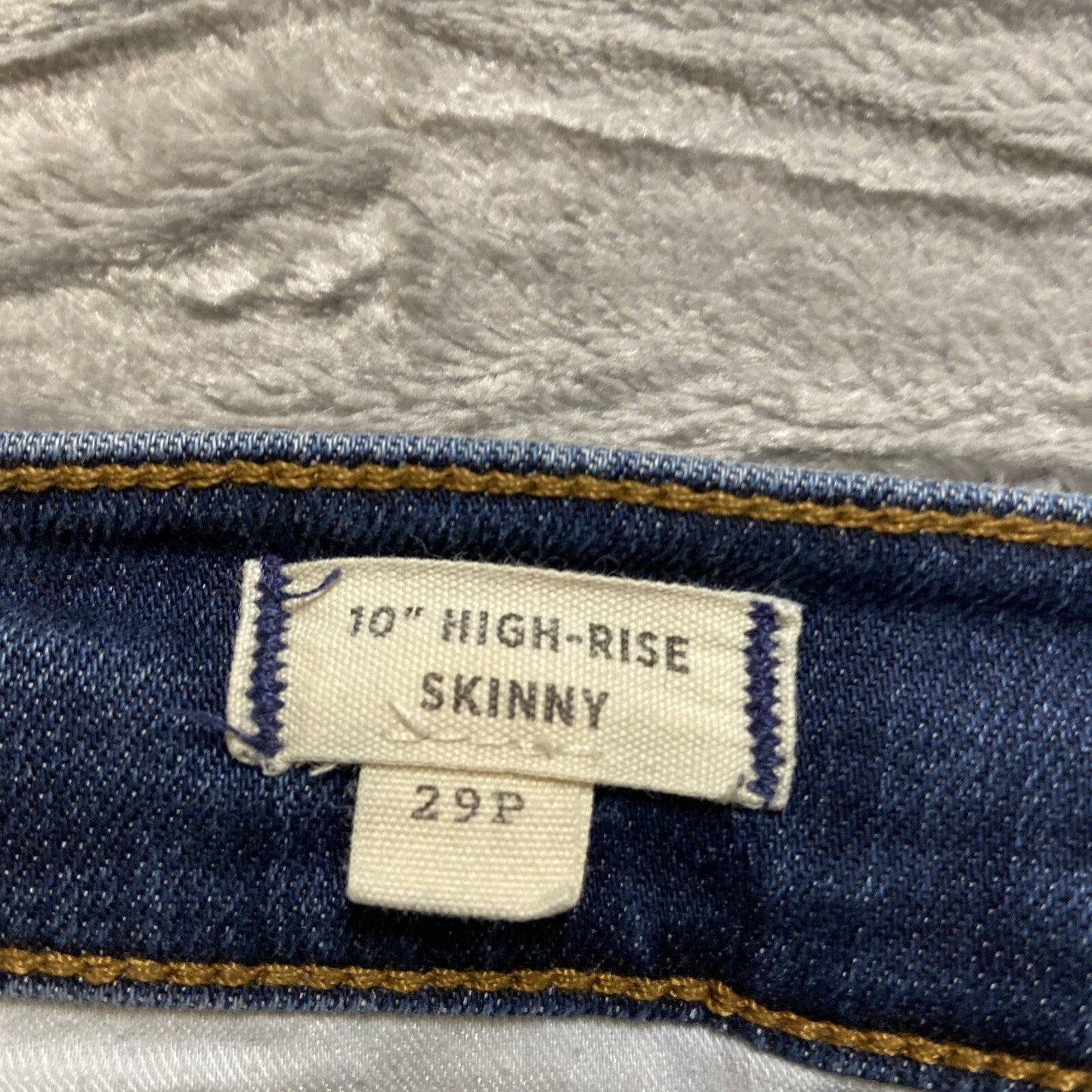 Madewell 10" High Rise Skinny Jeans Women's Size 29P Blue