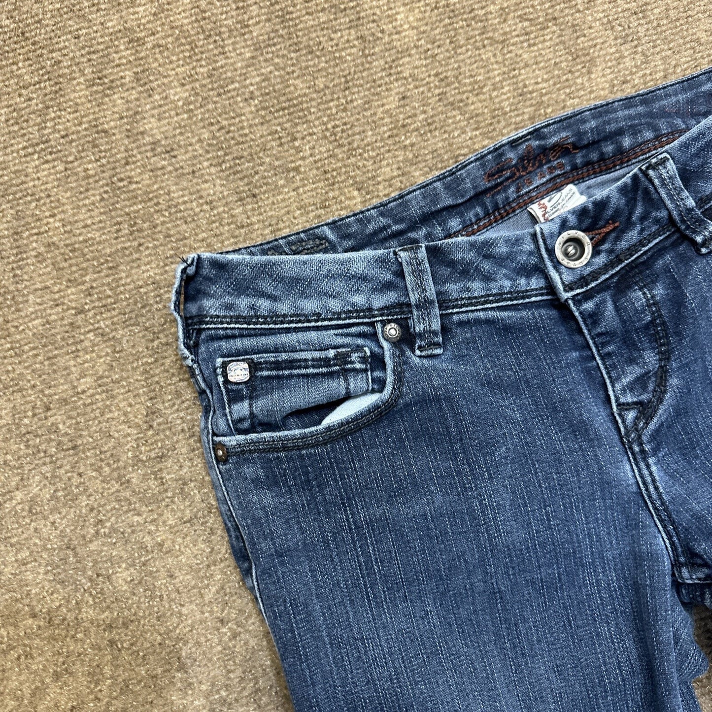 Silver Sienna Women's Skinny Jeans Size 27 Blue Medium Wash Denim