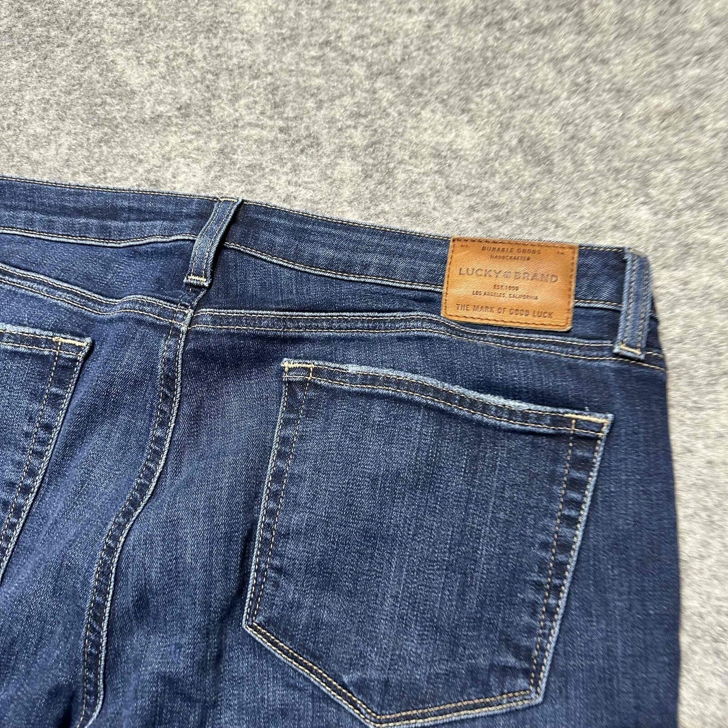 Lucky Brand Women' Lolita Skinny Jeans Size 14/32 Regular Blue Dark Wash Denim