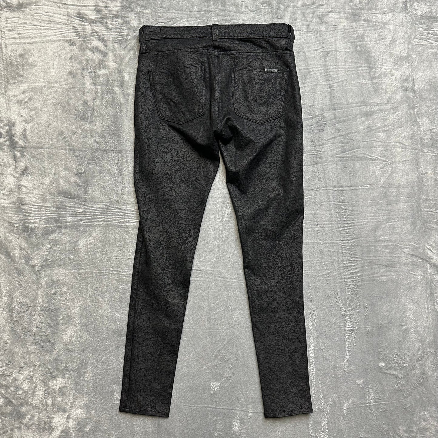 Hudson Skinny Jeans Women's Size 24 Black Marble Denim