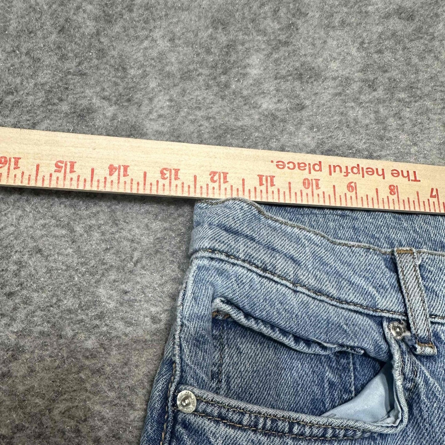 BDG Urban Outfitters Women' Distressed High Rise Flared Jeans Size 26 Blue Denim