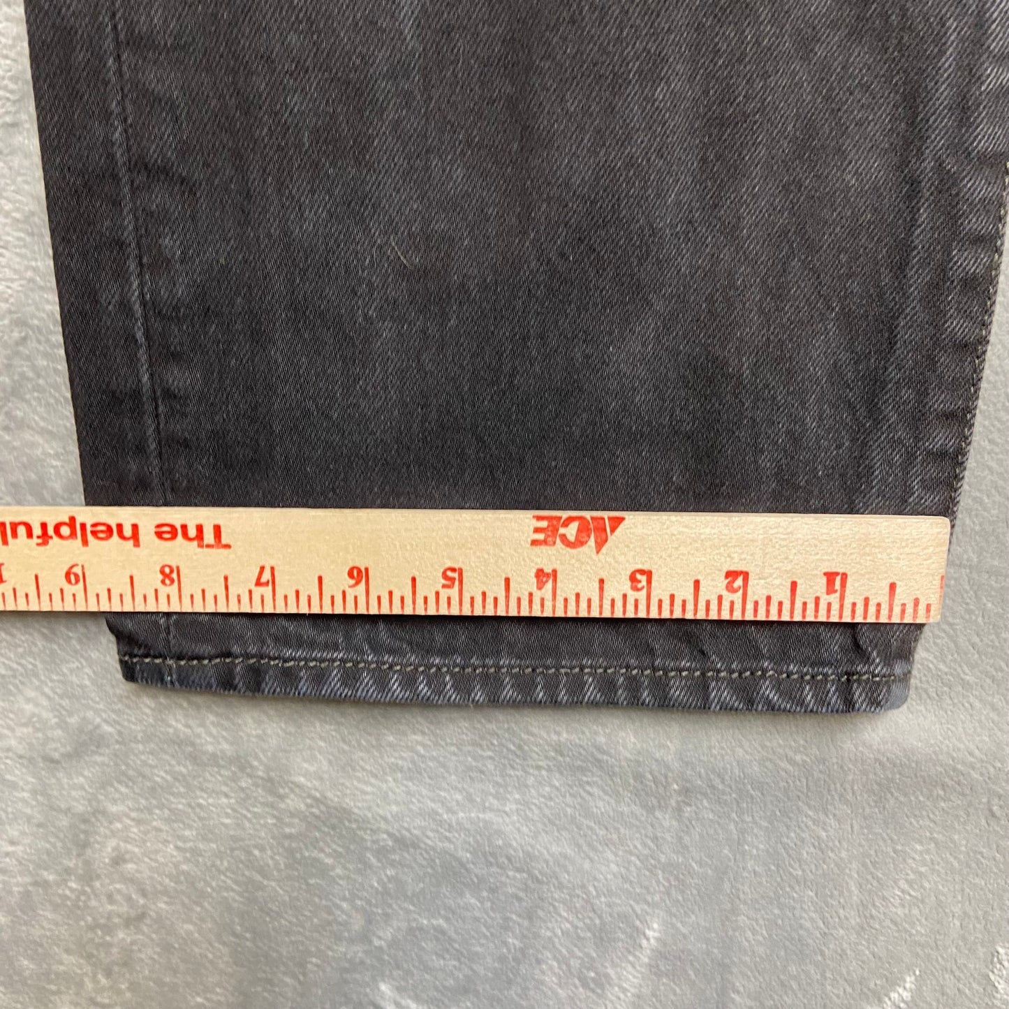 Levi's 501 Straight Jeans Men's Size 38x30 Black Button-Fly Denim