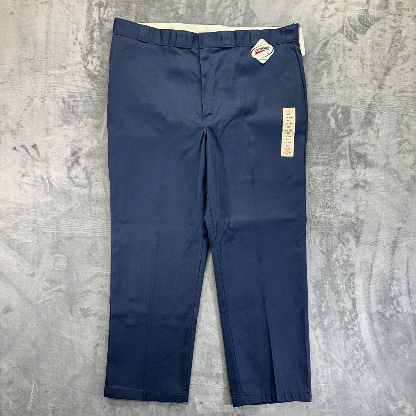 New Dickies 874 Flat Front Scotchgard Work Pants Men's Size 46x32 Dark Blue