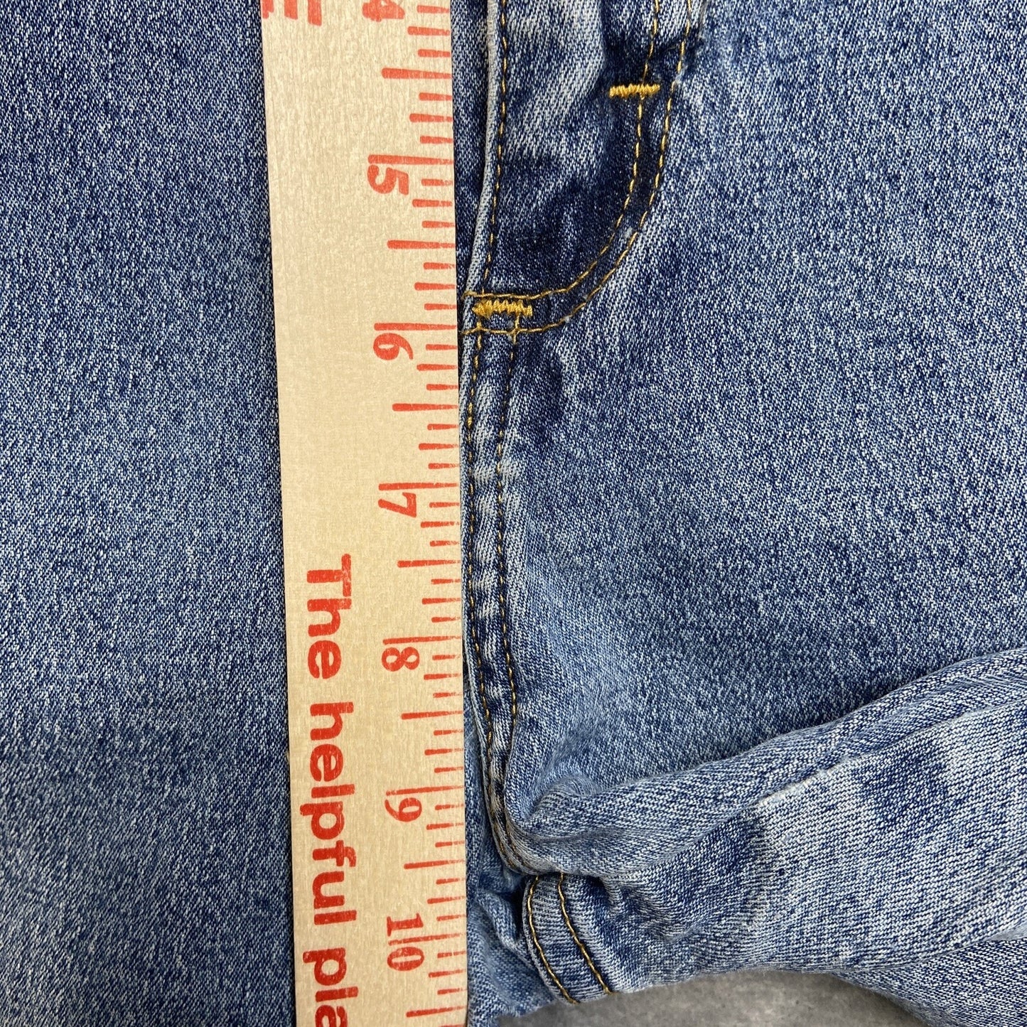 Vintage Wrangler Distressed Bootcut Jeans Boys Size 24x28 Blue Denim