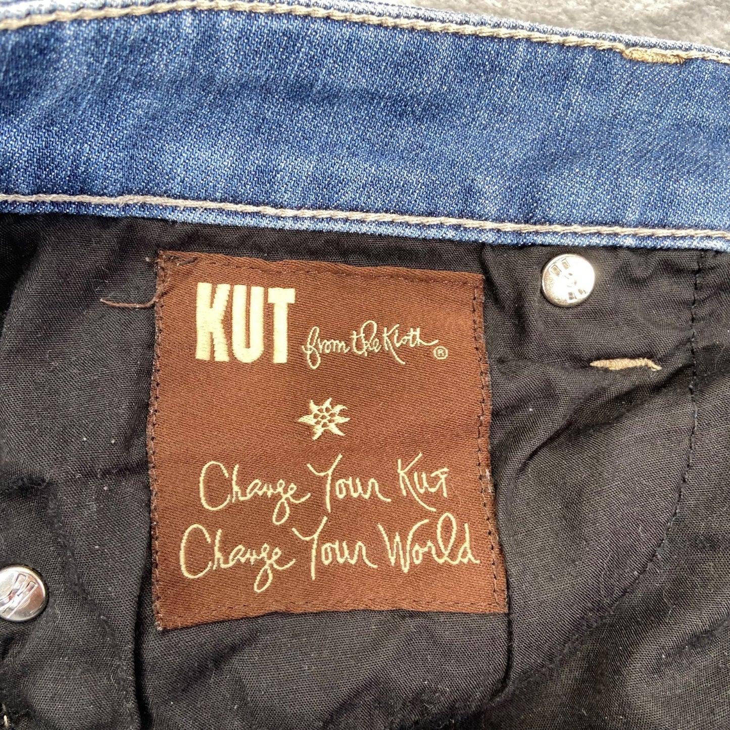KUT From The Kloth Skinny Jeans Women's Size 6 Blue Denim Casual