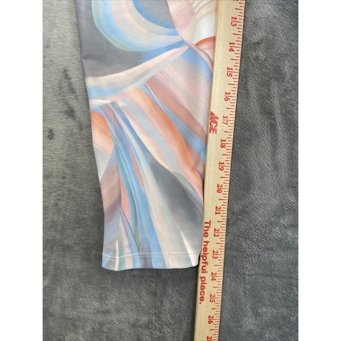 Calia Yoga Leggings Women's Size L Pastel Pink Multicolor Yoga Pants