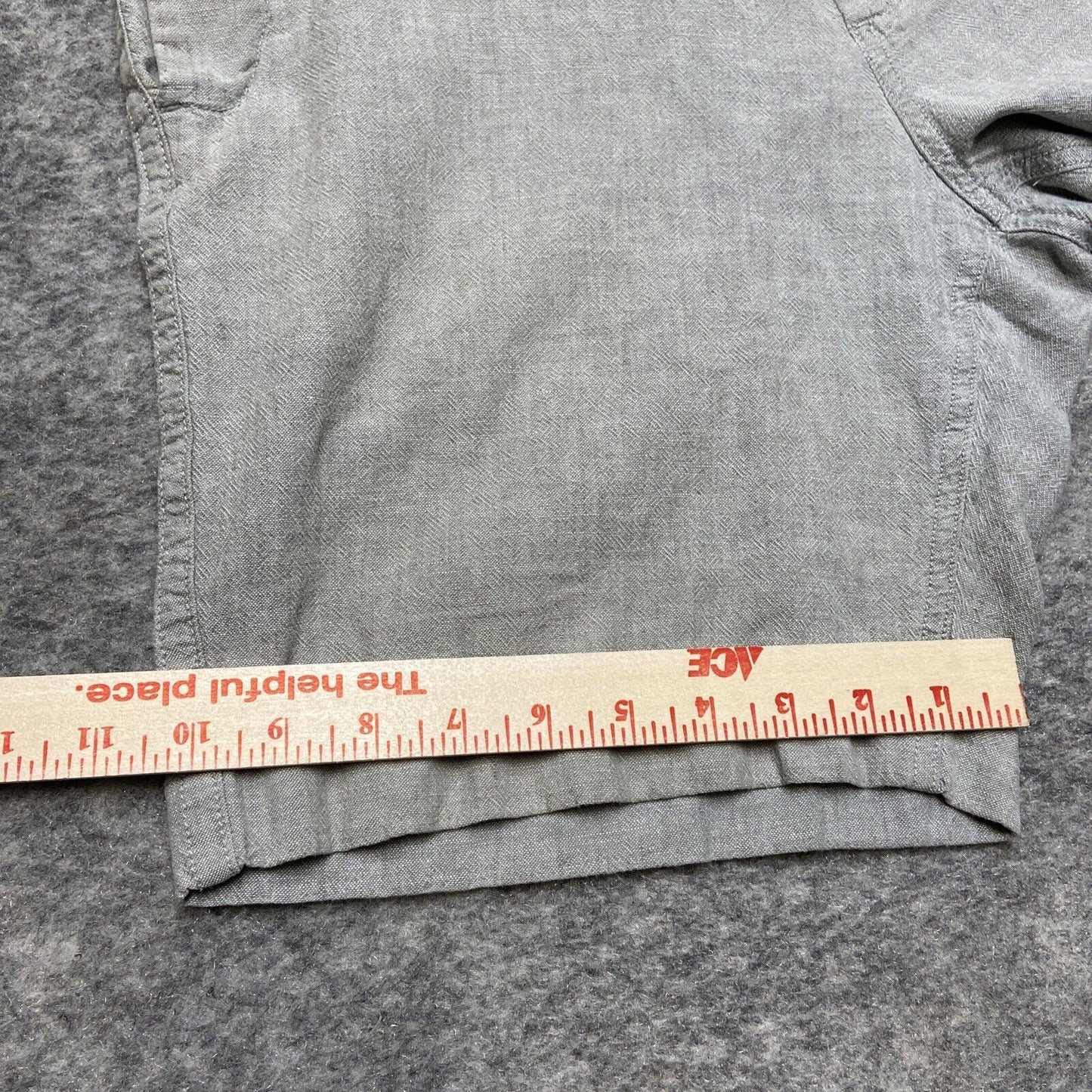 J Crew Linen Shorts Men's Size 33 Gray Shorts Summer Casual