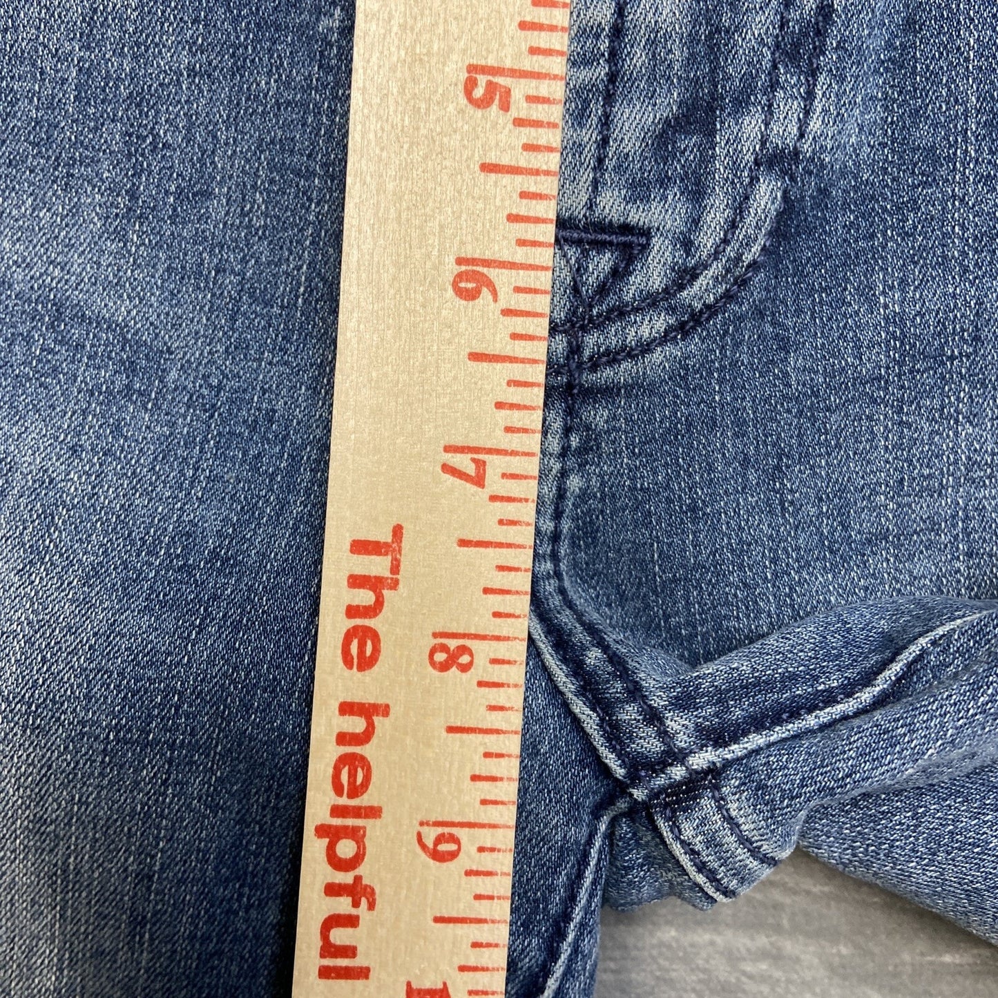 7 For All Mankind B(Air) Straight Leg Jeans Women’s Size 7 Blue Denim