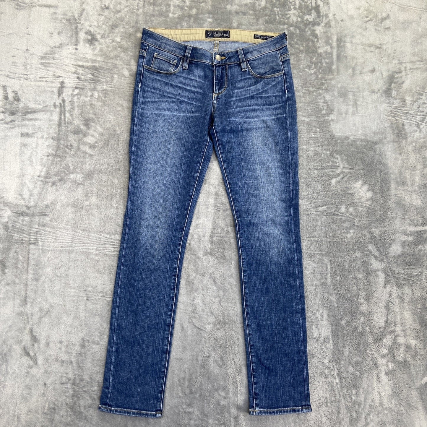 Guess Rachel Relaxed Skinny Jeans Women's Size 27 Blue Denim