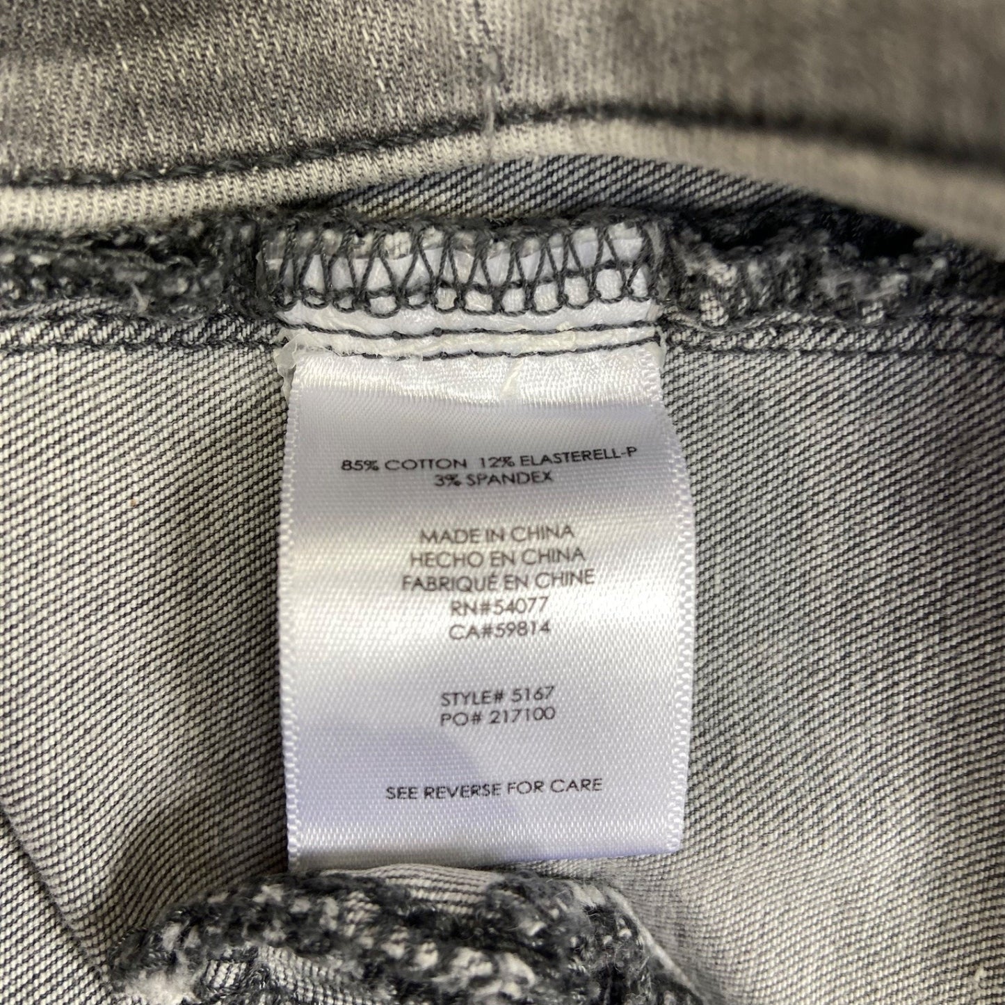 Cabi Skinny Jeans Women's Size 6 Gray Mid Rise