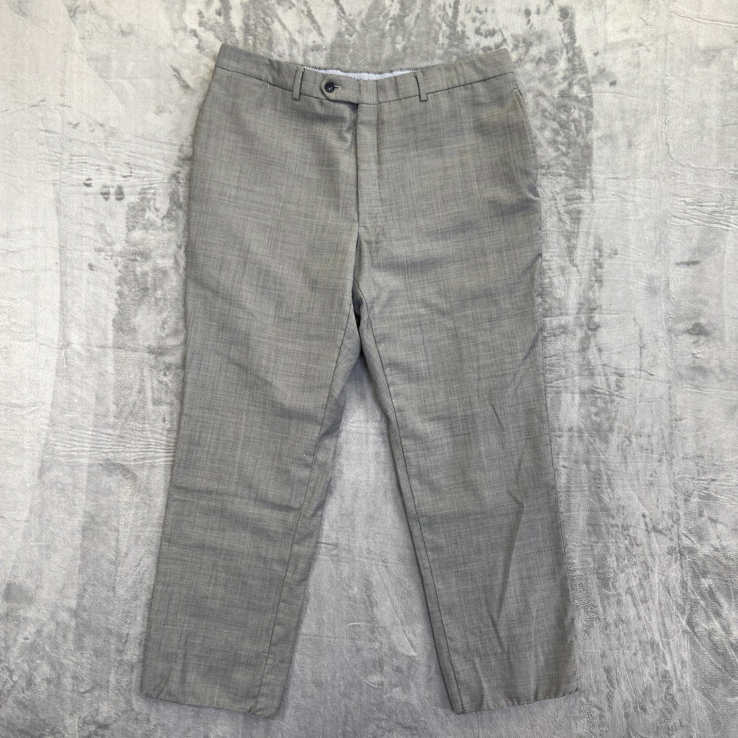 Tommy Hilfiger Worsted Wool Formal Pants Dress Pants Men's Size 38x30 Gray