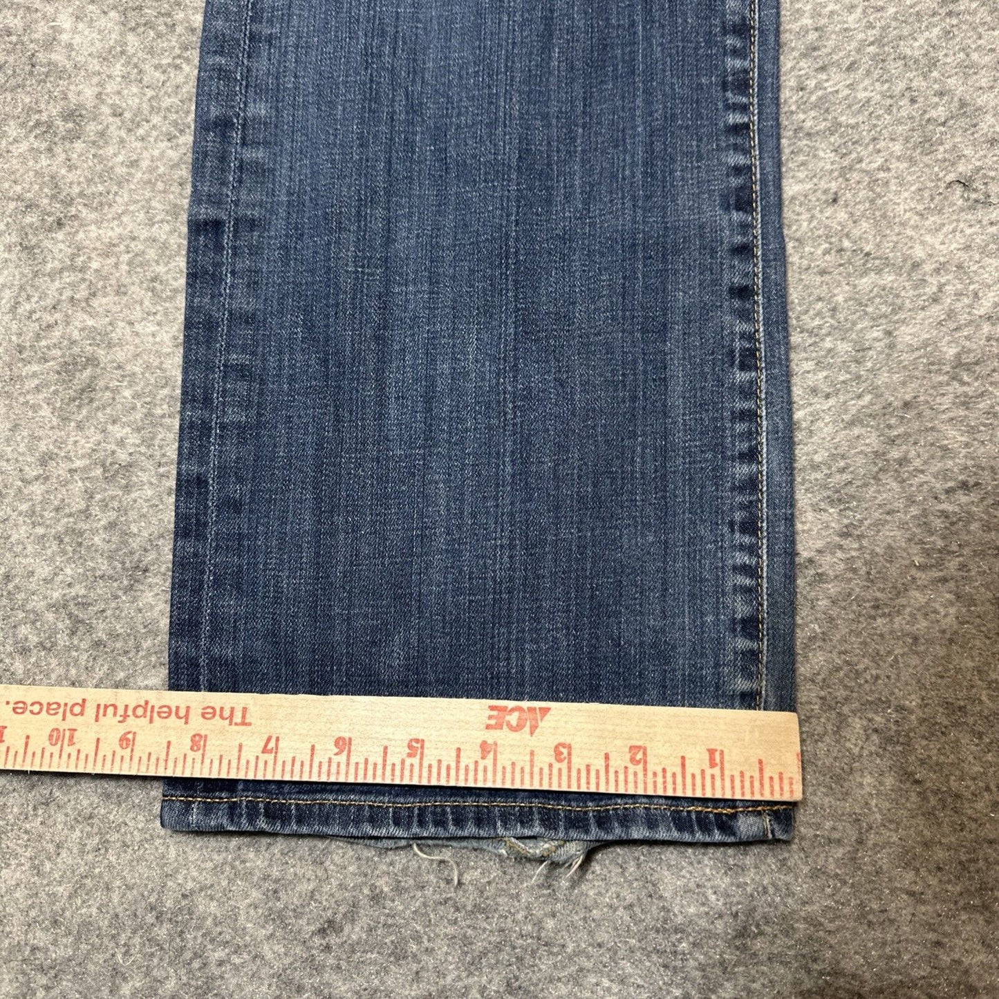 AG Adriano Goldschmied Distressed The Protege Straight Jeans Men's 32x32 Blue