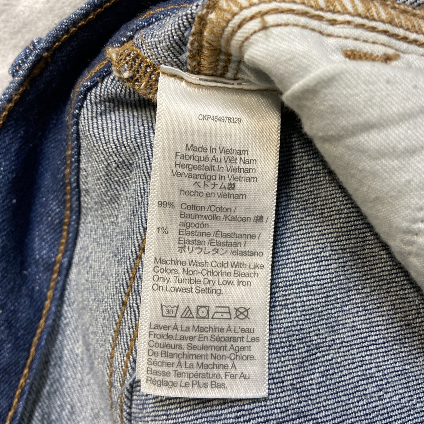 New Madewell The Perfect Vintage Straight Jean Women's Size 26 Dark Blue Paneled