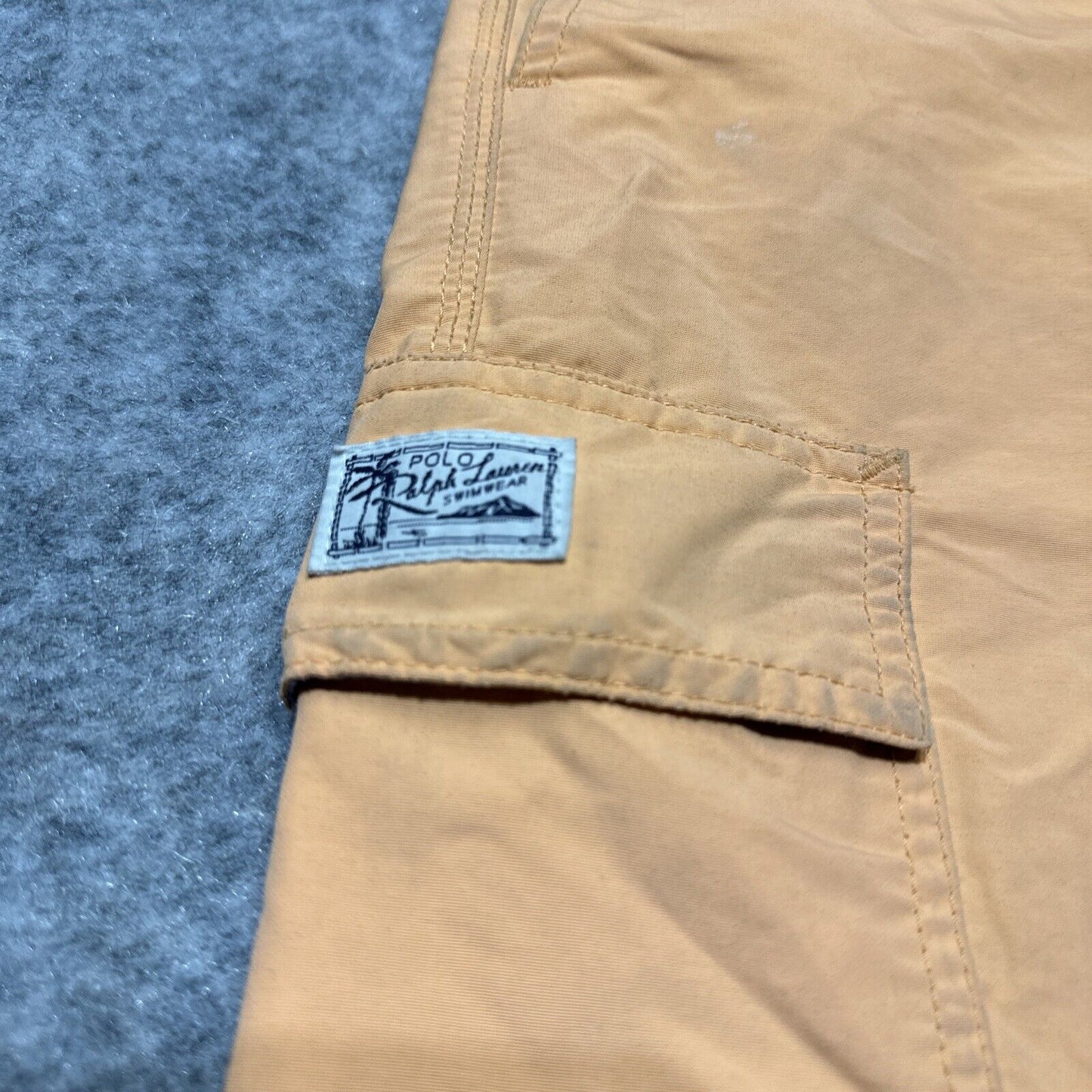 Polo Ralph Lauren Swimwear Men's Lined Swim Shorts Size XXL Peach Orange Shorts