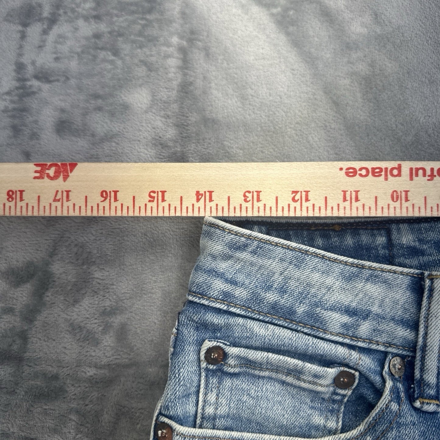 American Eagle Distressed AirFlex Athletic Skinny Jeans Men's Size 28x30 Blue