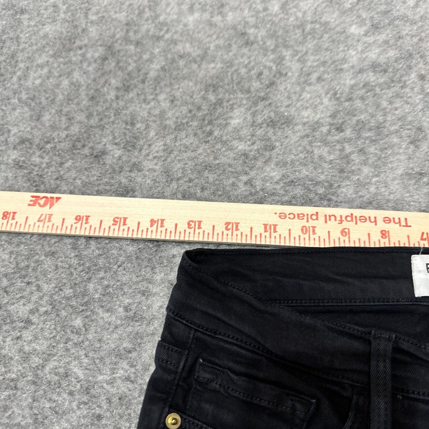 Frame Denim Le Skinny De Jeanne Women's Jeans Size 25 Black Dark Wash Denim