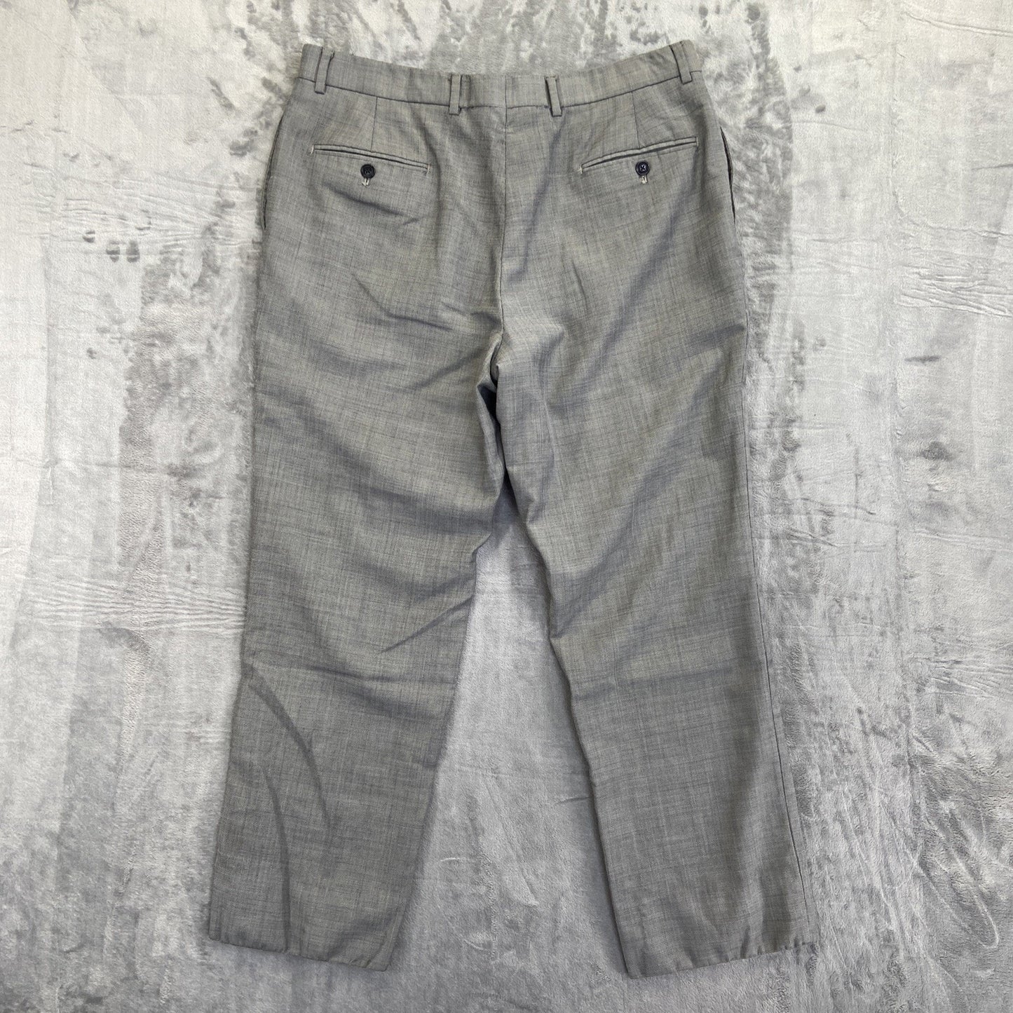 Tommy Hilfiger Worsted Wool Formal Pants Dress Pants Men's Size 38x30 Gray