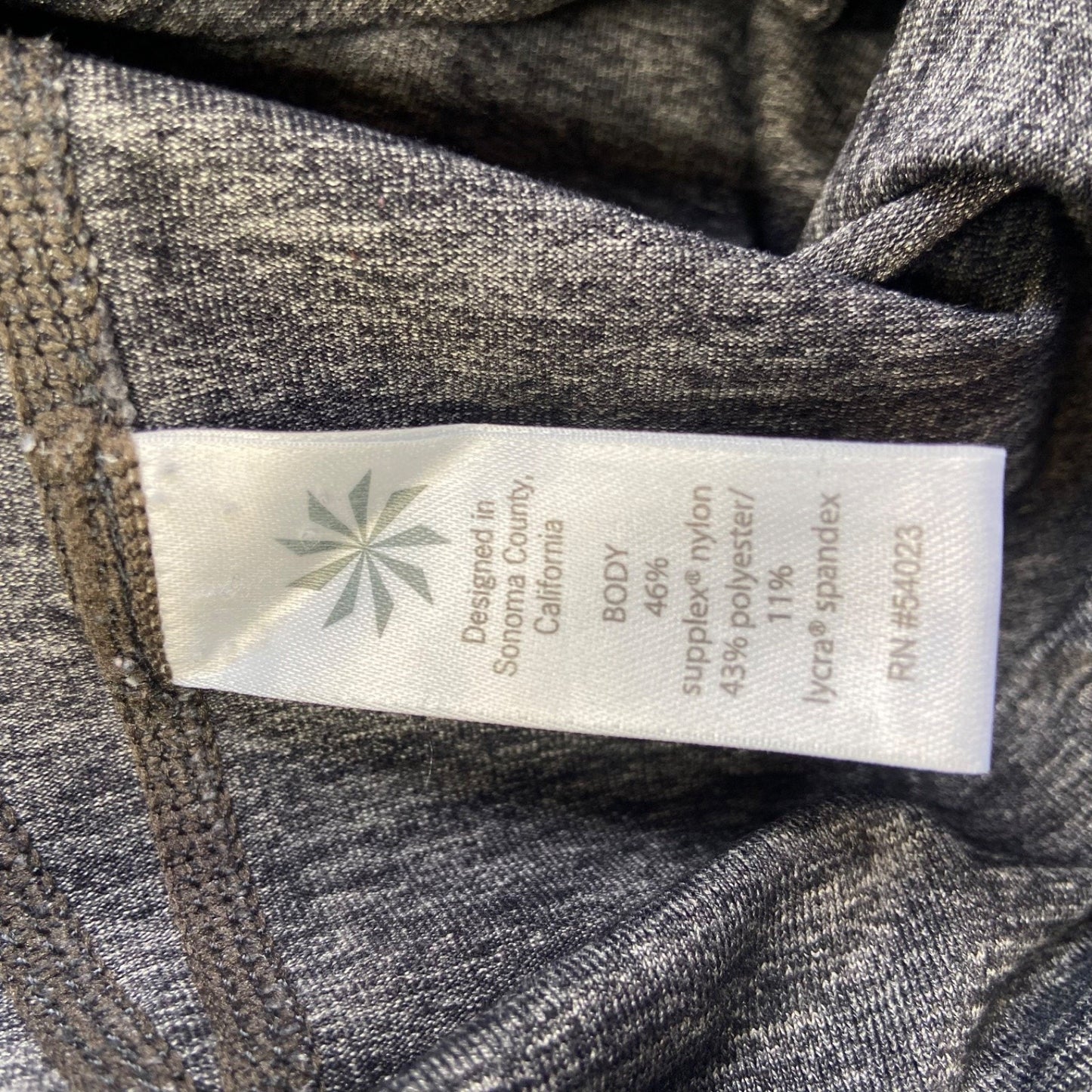 Athleta Women's Gray Flare Yoga Pants Size M Supplex Nylon #534424