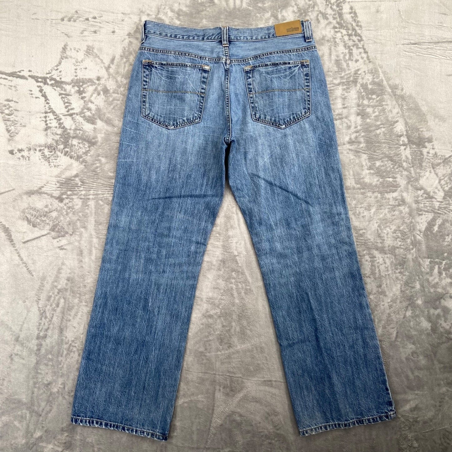 Urban Pipeline Relaxed Straight Jeans Men's 36x32 Medium Blue Denim