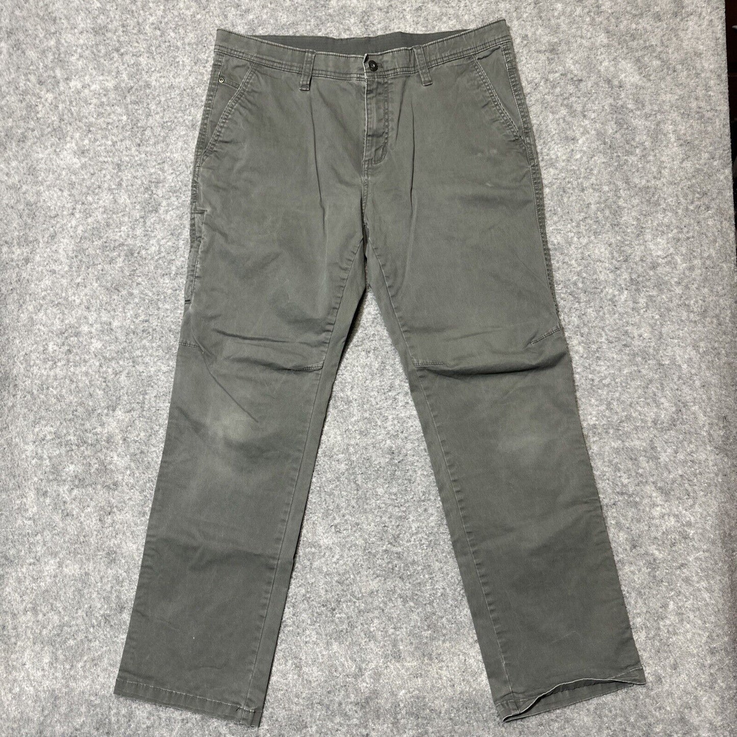 Weatherproof Men's Straight Utility Pants Size 38x32 Gray Pants