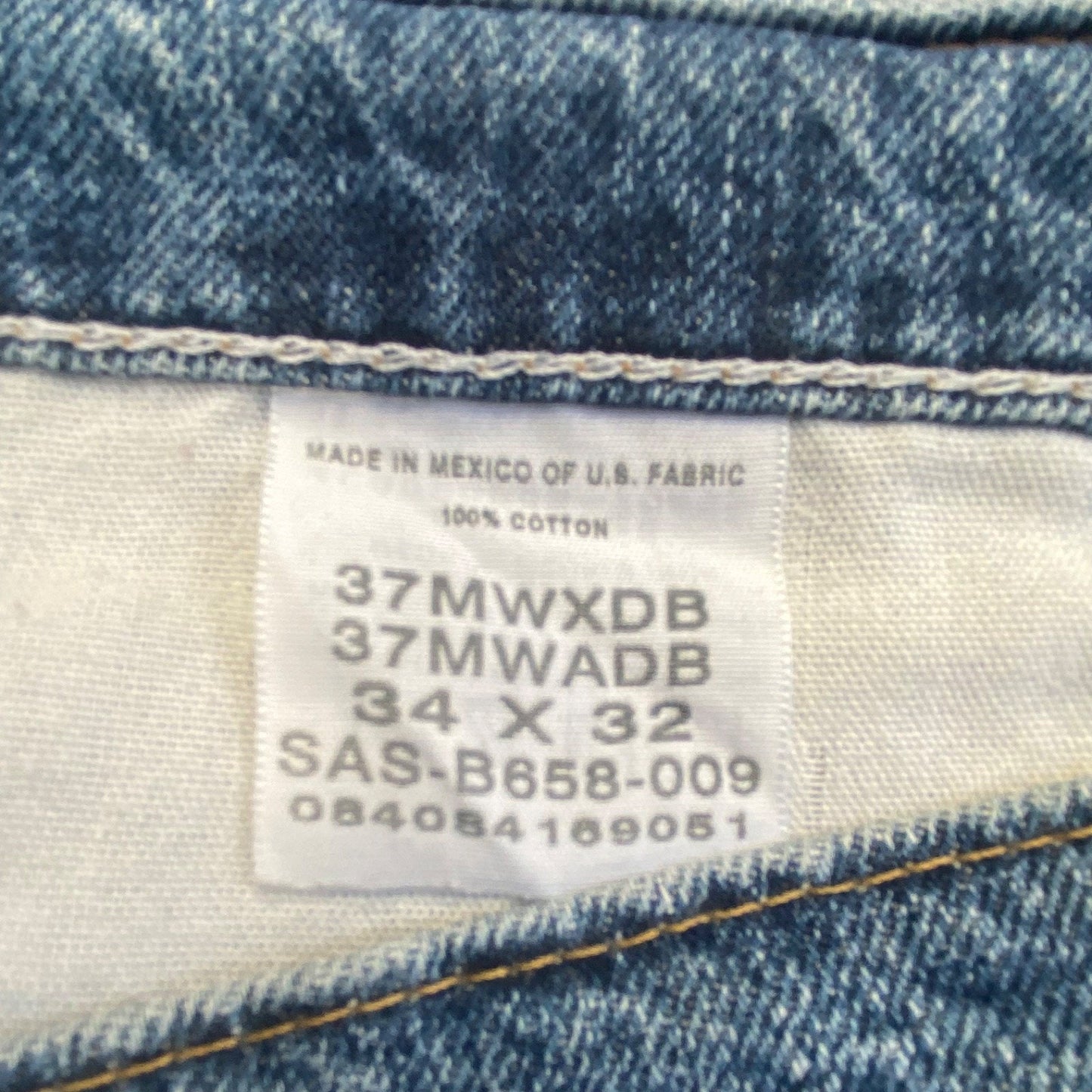 Wrangler Men's 20Xtreme Boot Cut Jeans Size 34x32 Blue Denim