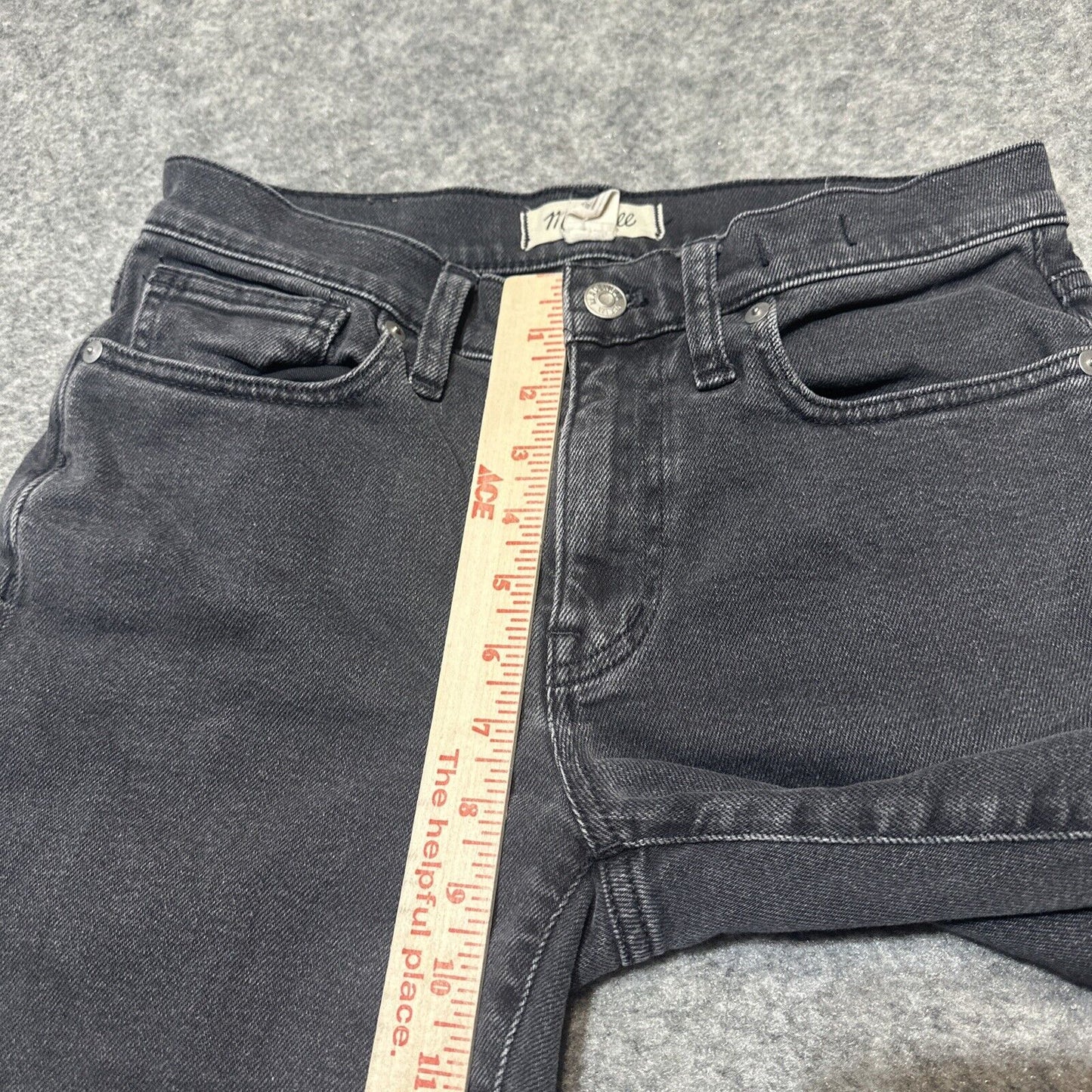 Madewell The Girl Jean Women's Distressed Straight Jeans Size 25P