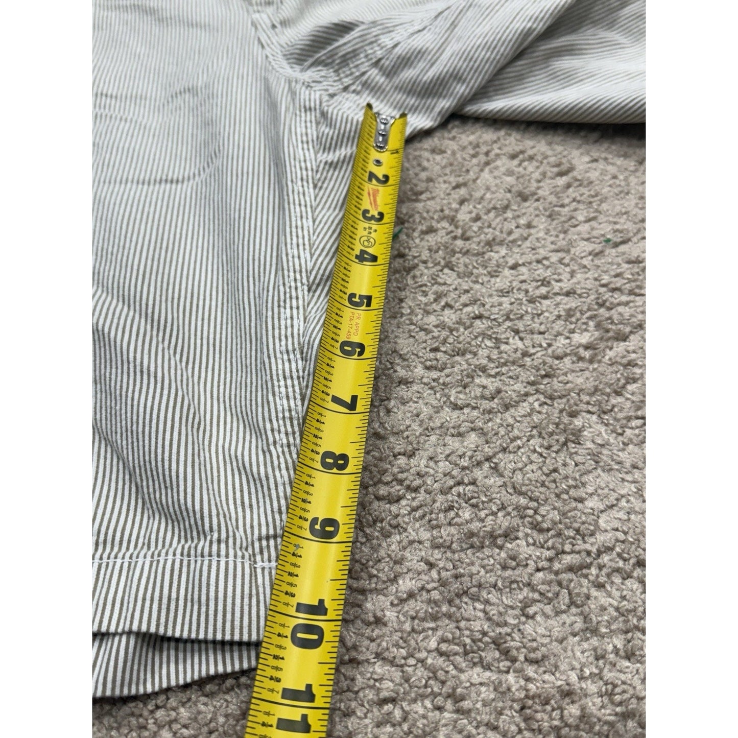 American Classics Russell Simmons Shorts Mens 36 White Striped