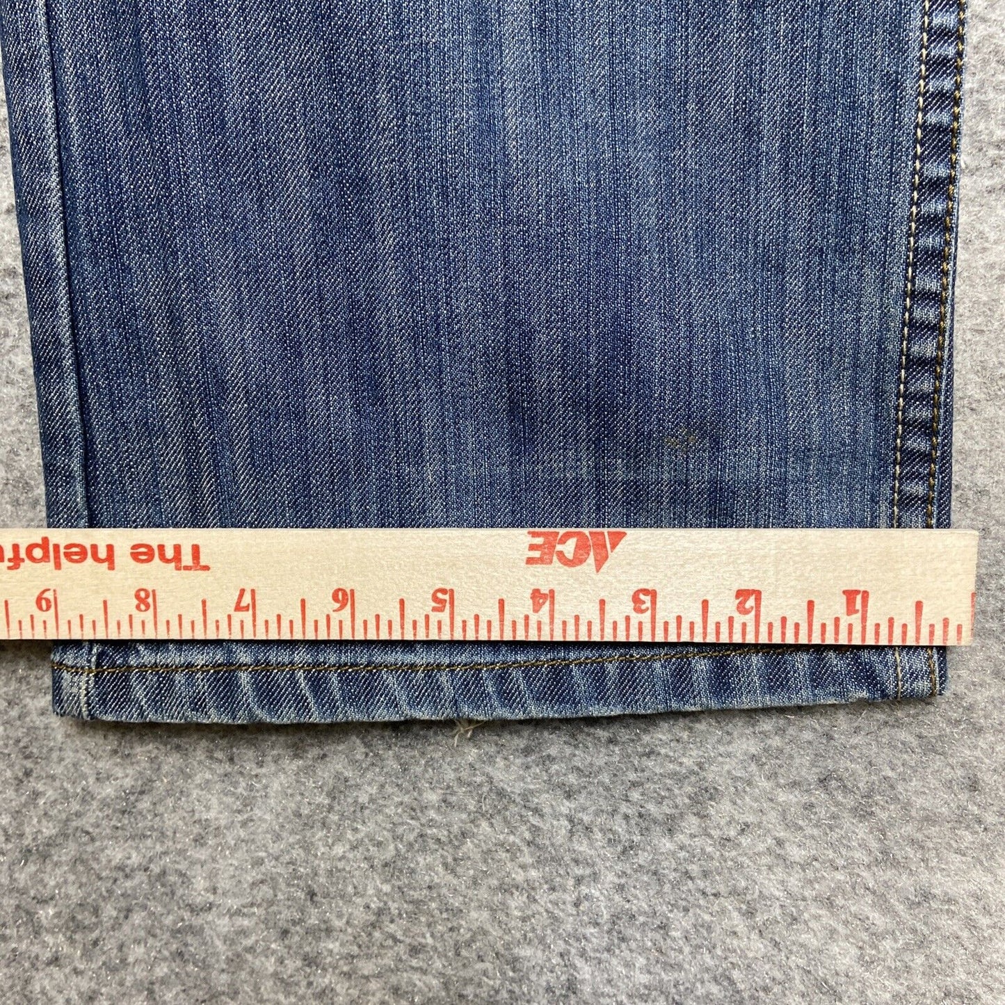 Wrangler Vintage Straight Fit Jeans Men’s Size 32x31 Dark Blue Denim