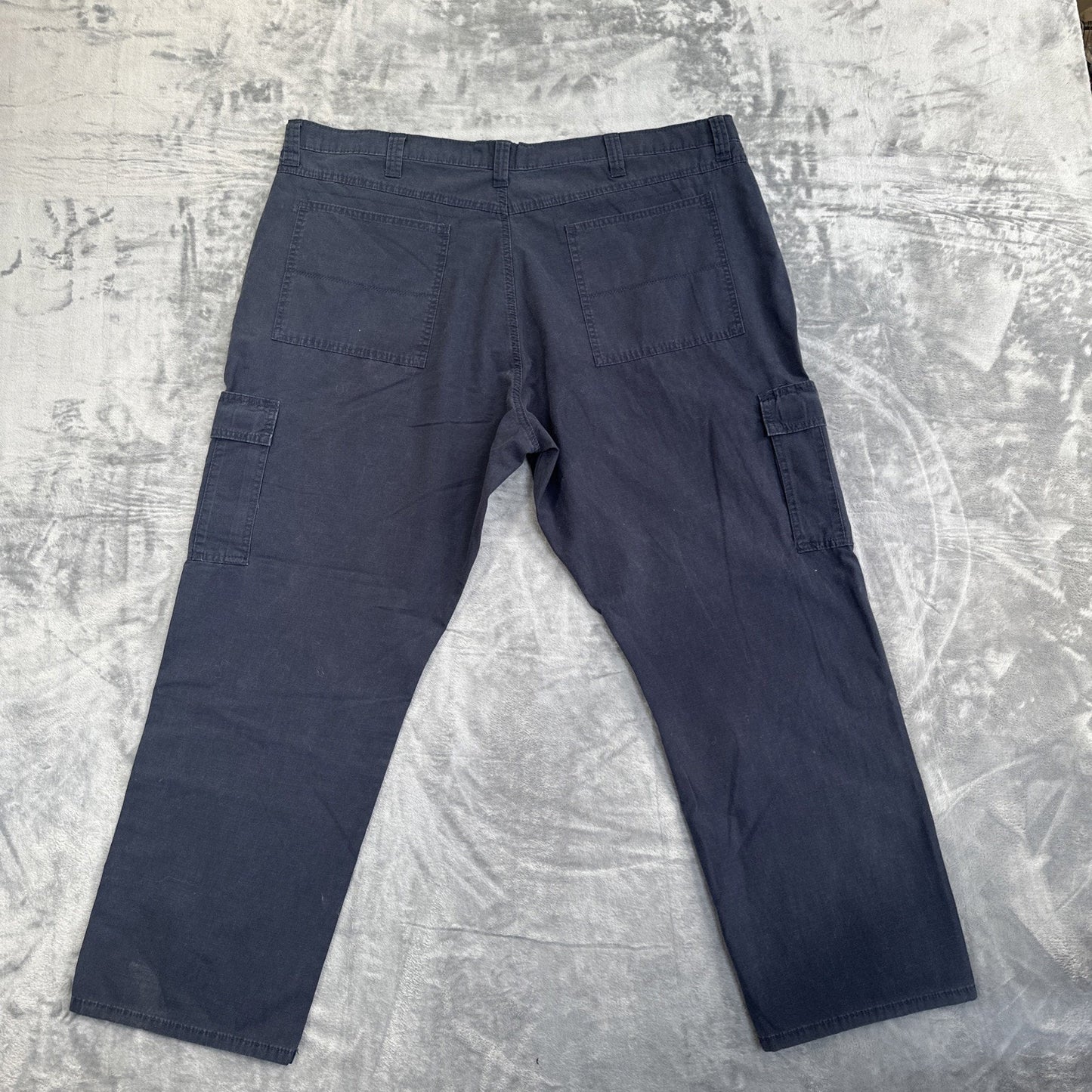 Wrangler Authentics Cargo Pants Men's Size 44x30 Dark Blue Pants