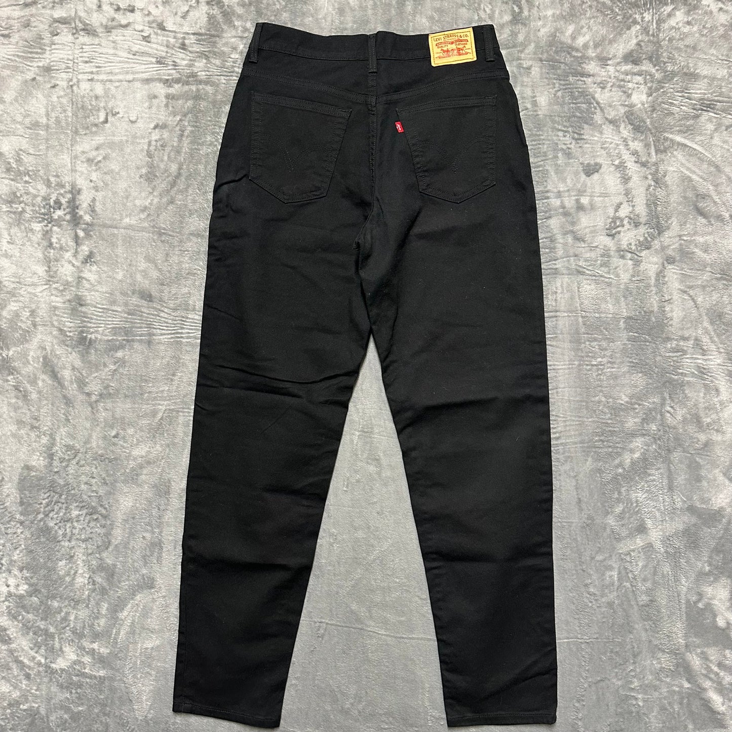 Vintage Levi's 512 Slim Tapered Jeans Women's Size 12M Black Denim