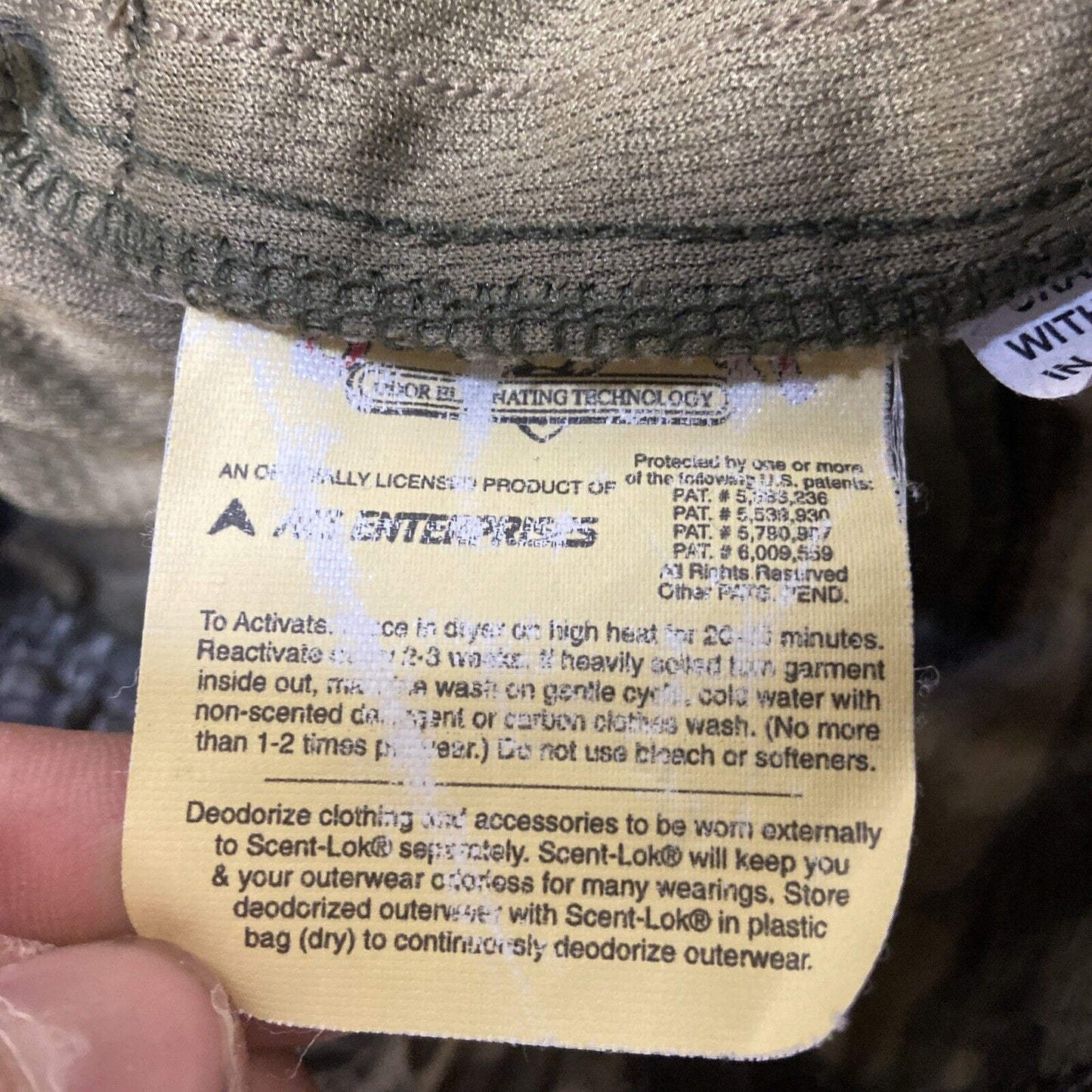 Vintage ScentLok 3D Leafy Ghillie Camo Hunting Pants Men's M/L Green Camoflauge