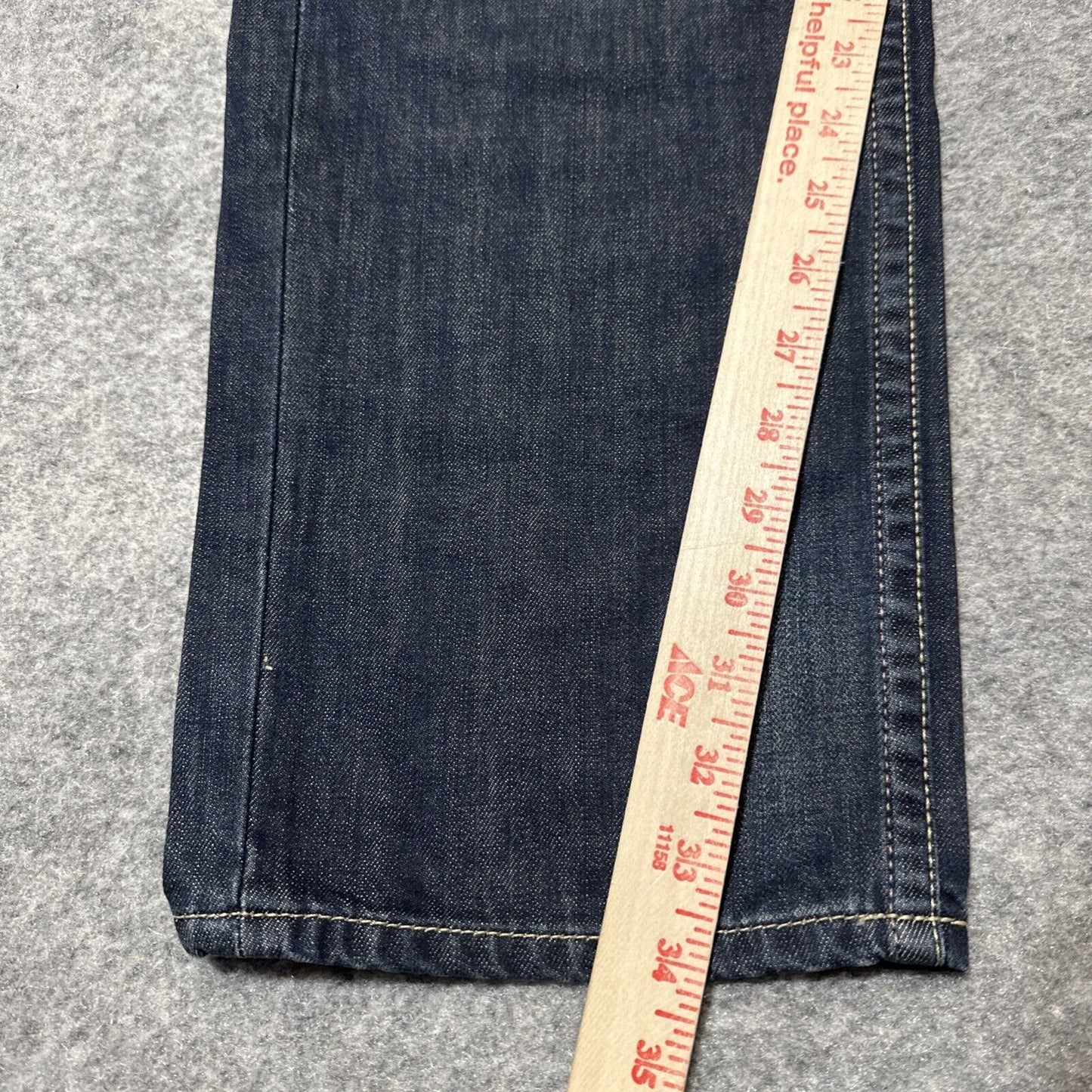 New Mexx Regular Fit Straight Jeans Men's Size 34x34 Dark Blue Denim