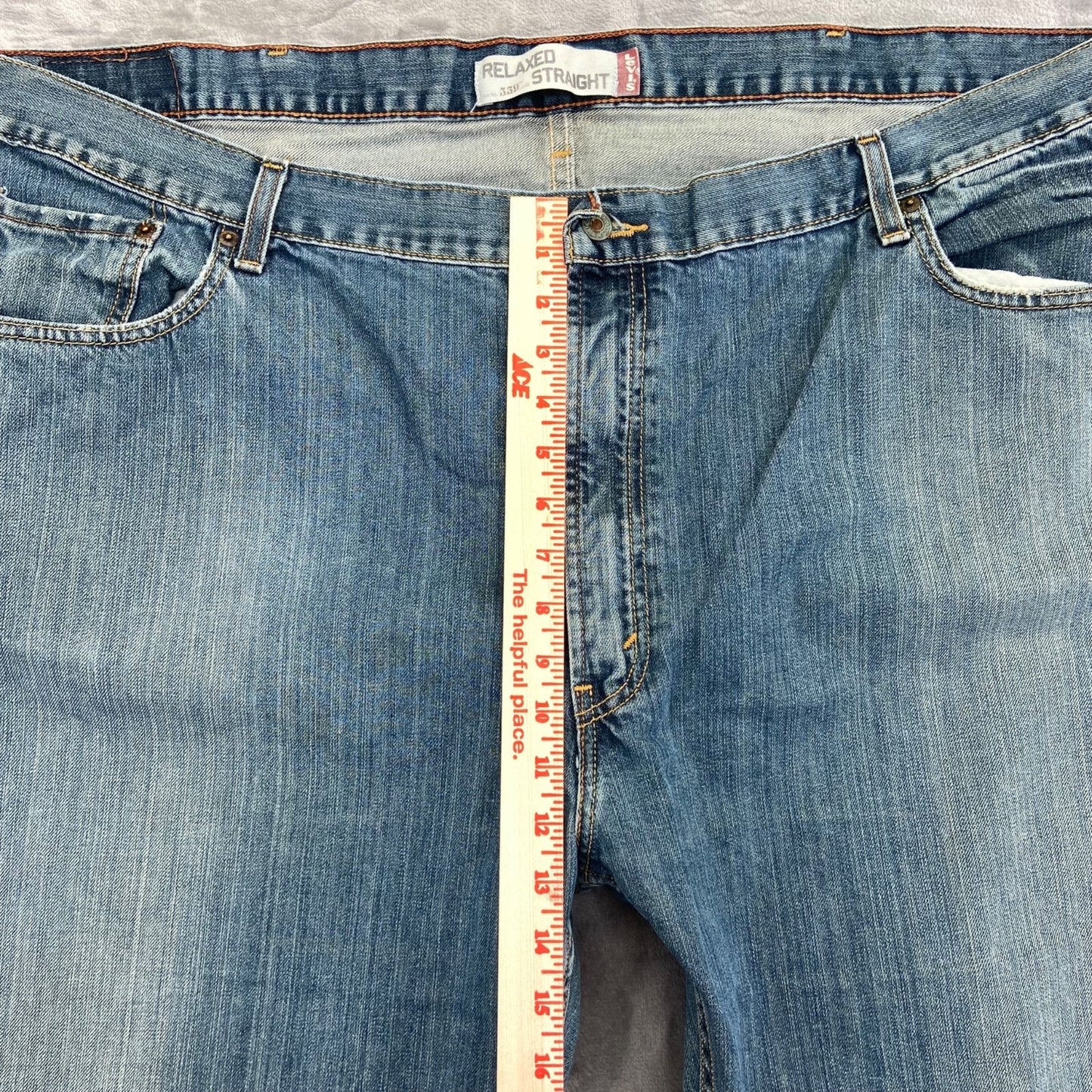 Levi's Men's 559 Relaxed Straight Jeans Size 48x32 Blue