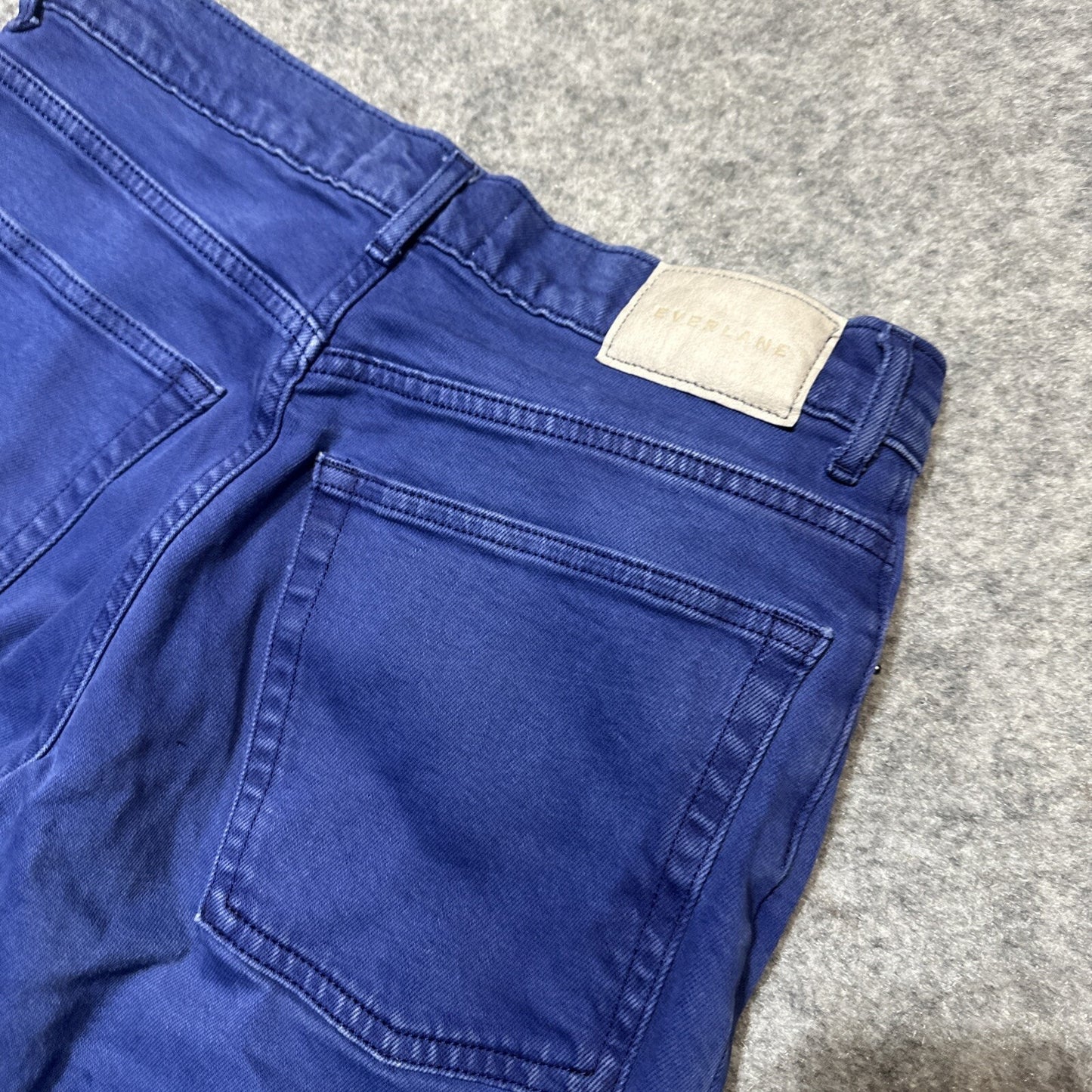 Everlane The Way High Jean Straight Jeans Women's Size 28R Purple Denim