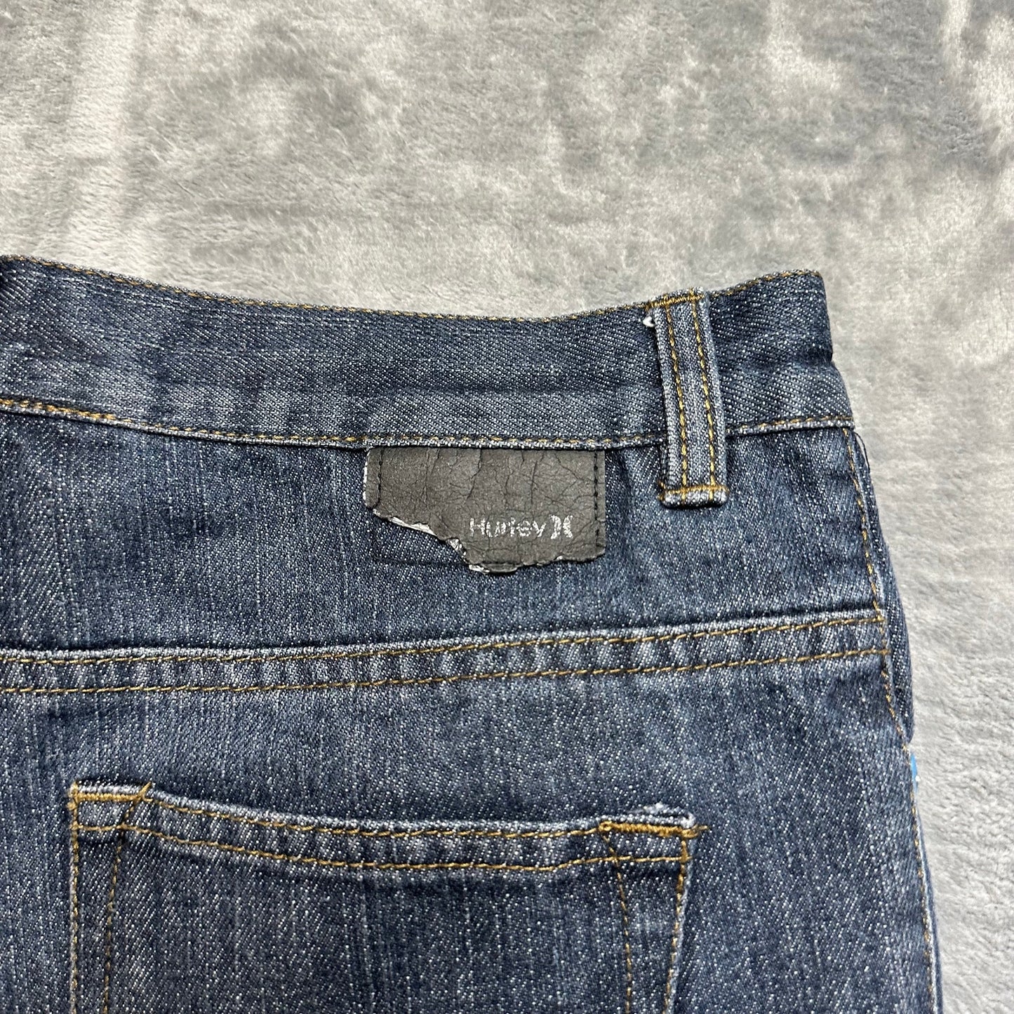 Hurley '79 Skinny Jeans Boys Size 18 Blue Denim