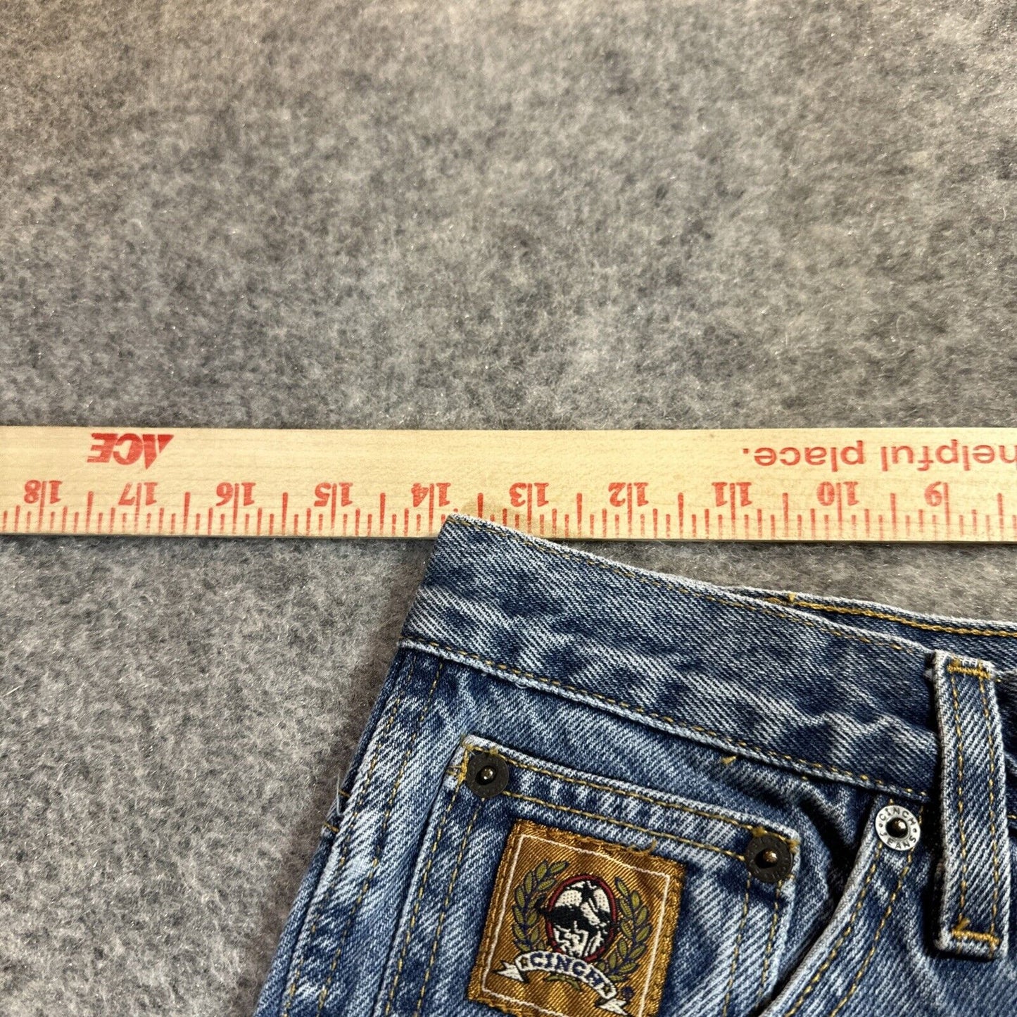Cinch Bronze Label Slim Fit Jeans Men's Size 29x34 Blue Denim Western Wear